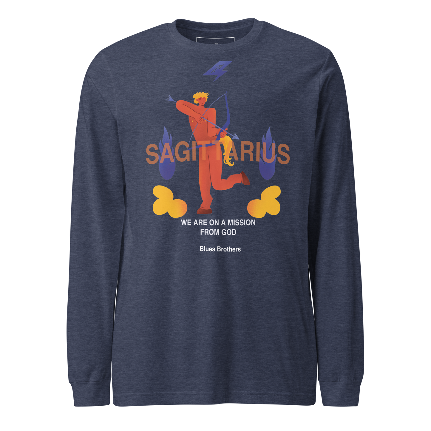 Sagittarius Unisex Long Sleeve Tee - The Blues Brothers Edition