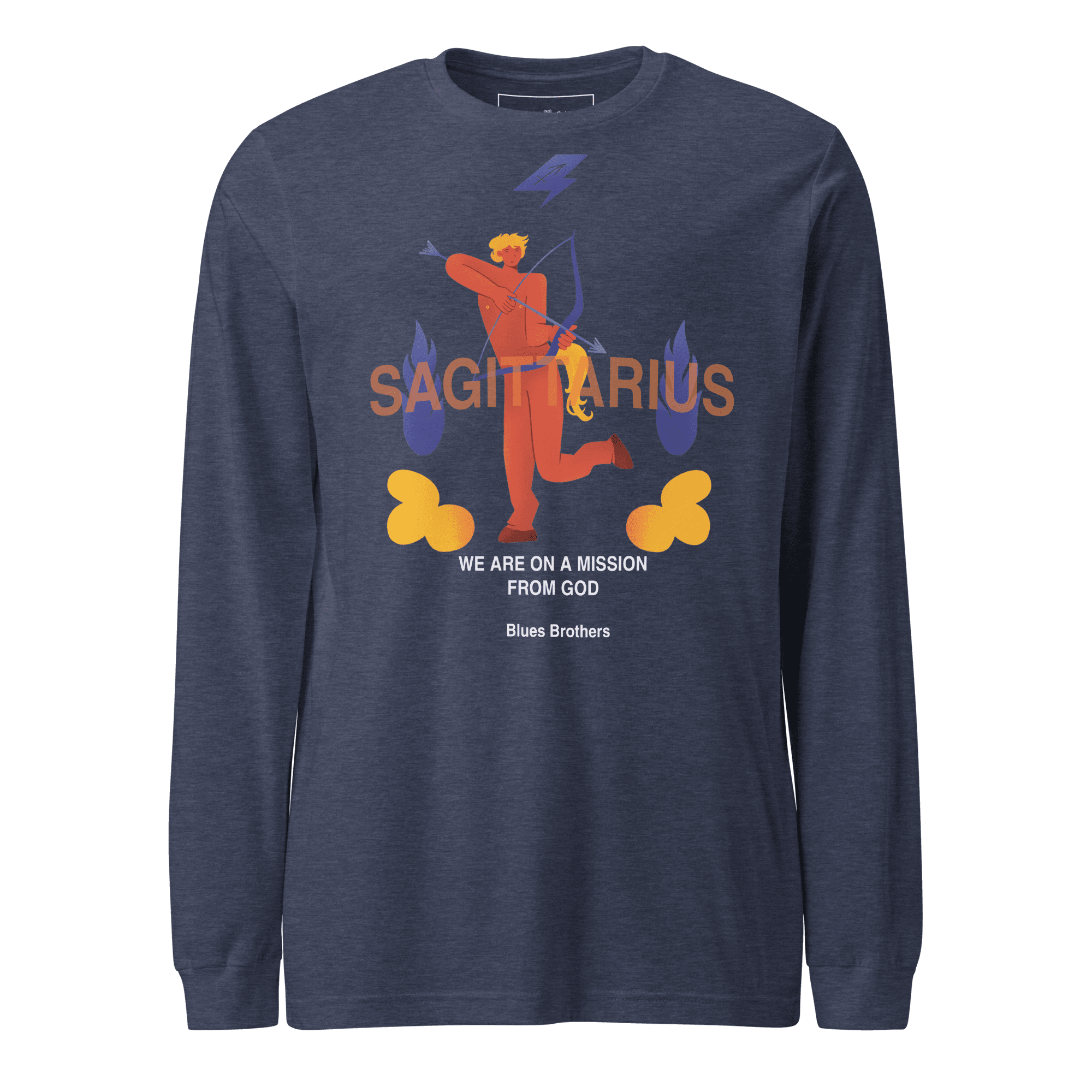 Sagittarius Unisex Long Sleeve Tee - The Blues Brothers Edition - 