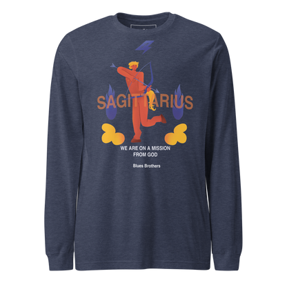 Sagittarius Unisex Long Sleeve Tee - The Blues Brothers Edition