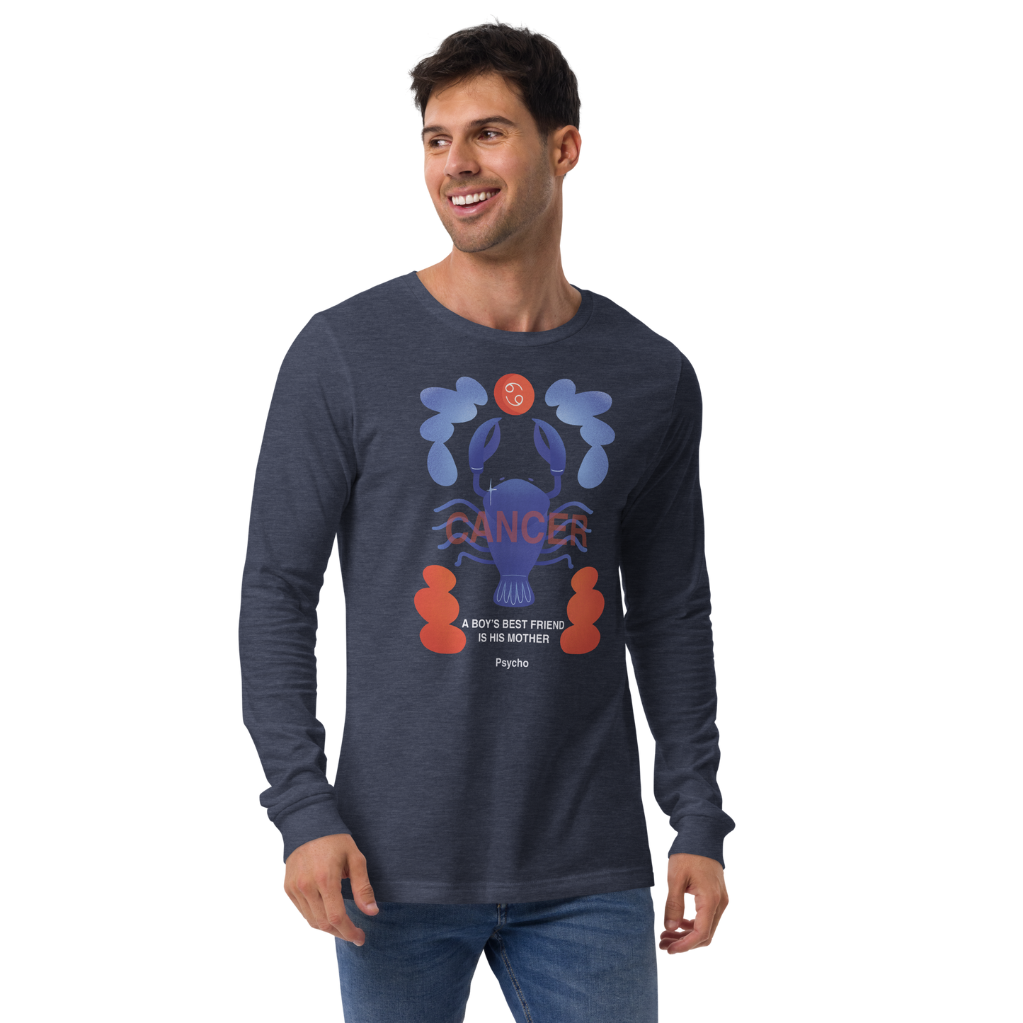 Cancer Unisex Long Sleeve Tee Psycho Edition