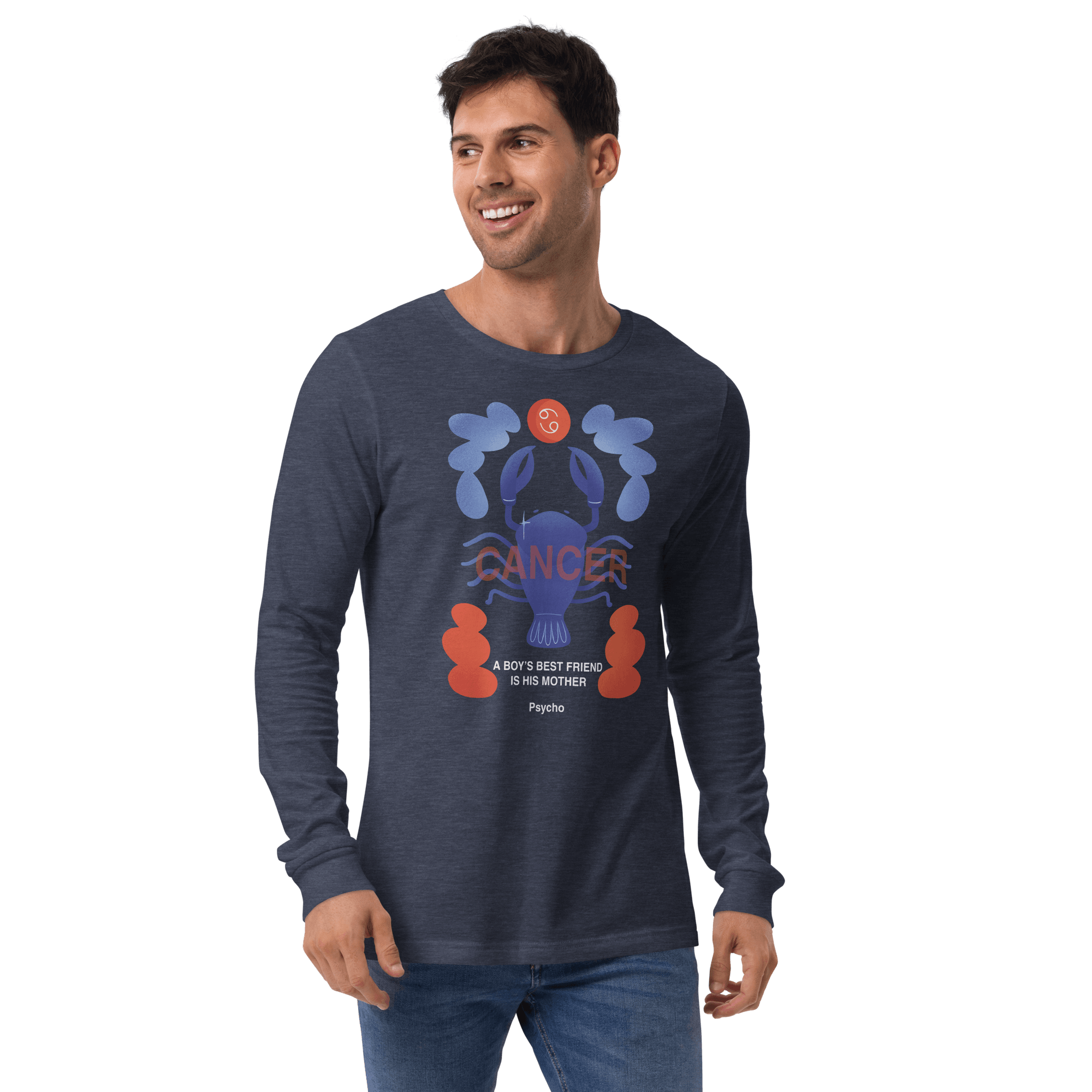 Cancer Unisex Long Sleeve Tee Psycho Edition - 