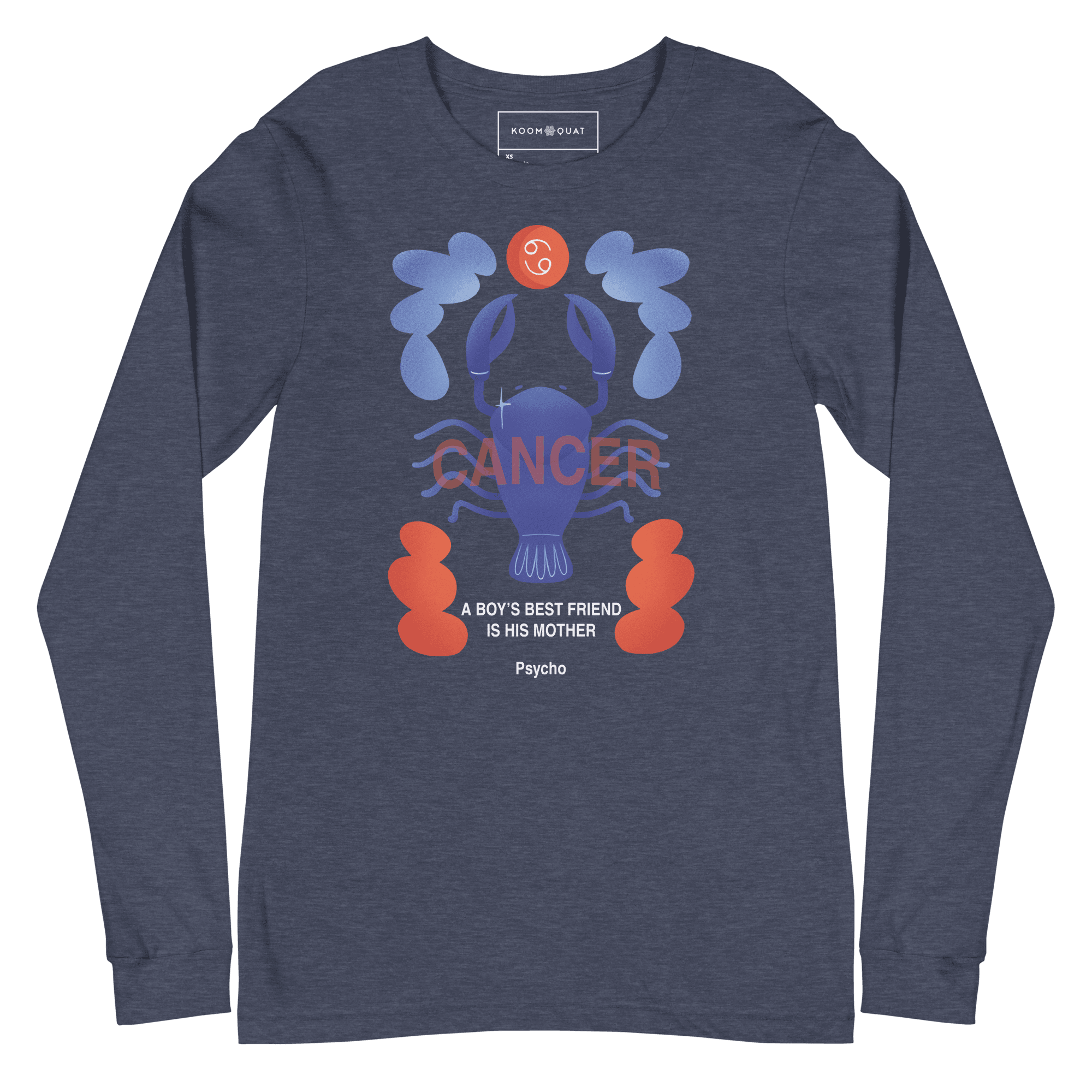 Cancer Unisex Long Sleeve Tee Psycho Edition - 