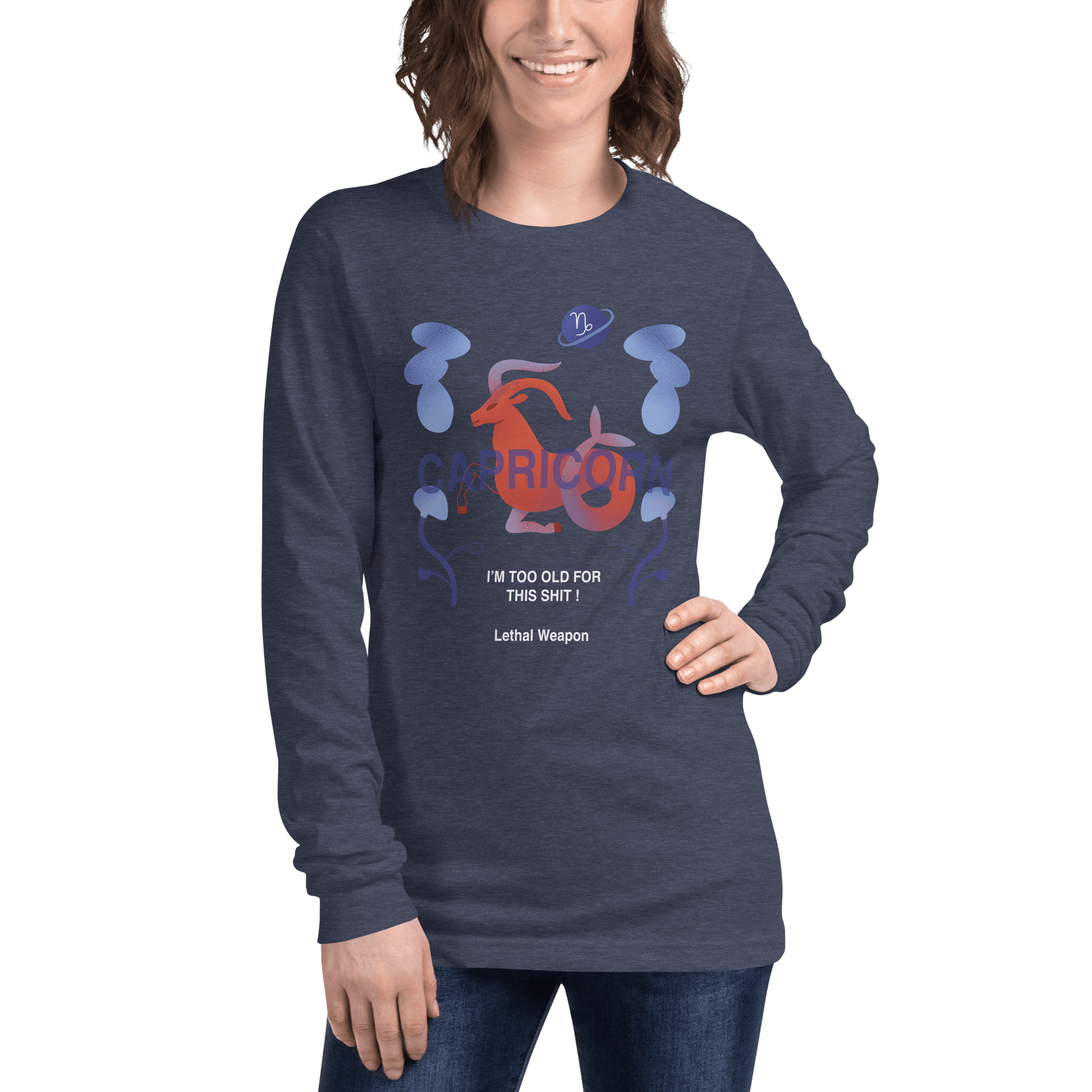 Capricorn Unisex Long Sleeve Tee - Lethal Weapon Edition - 