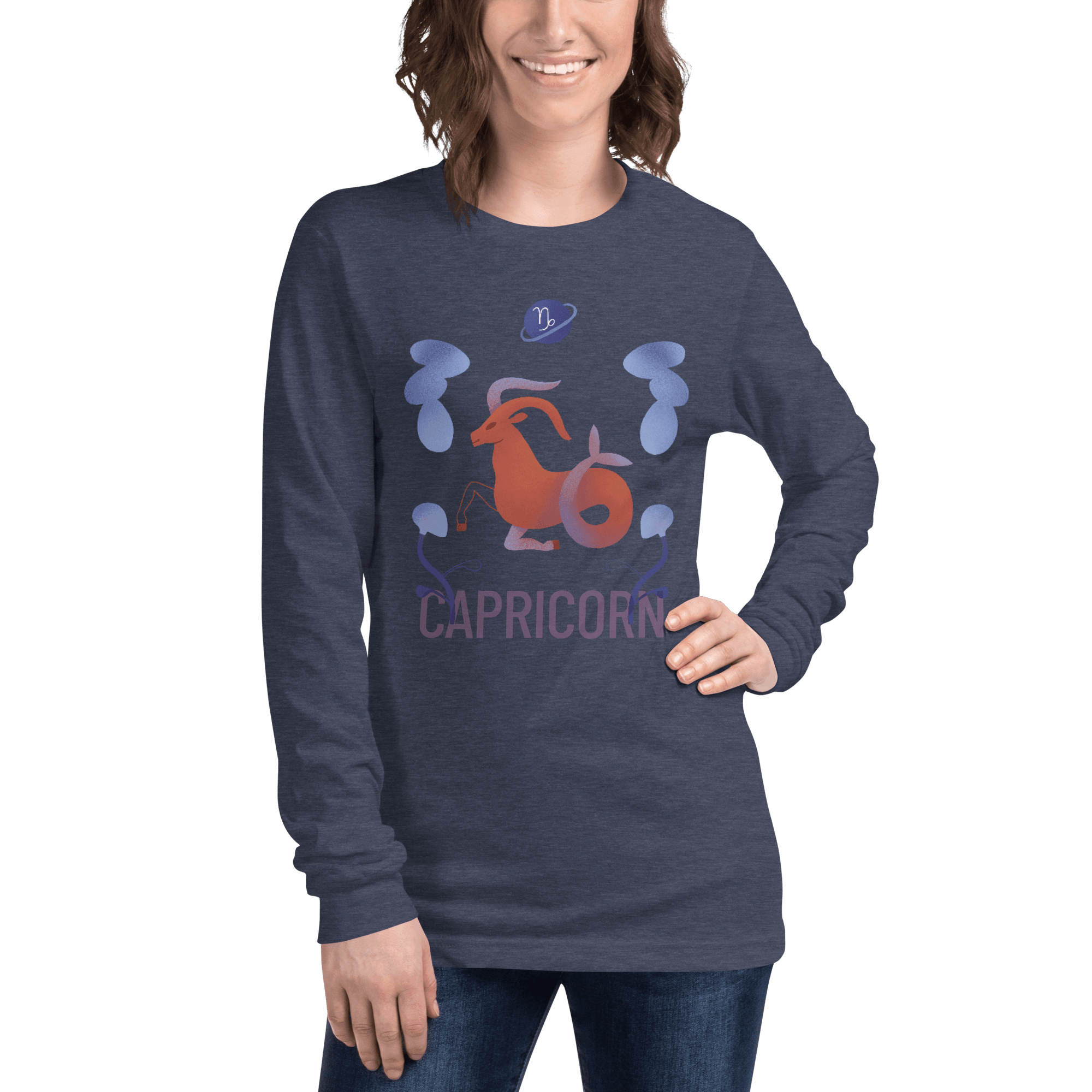 Capricorn Unisex Long Sleeve Tee - Raw Edition - 