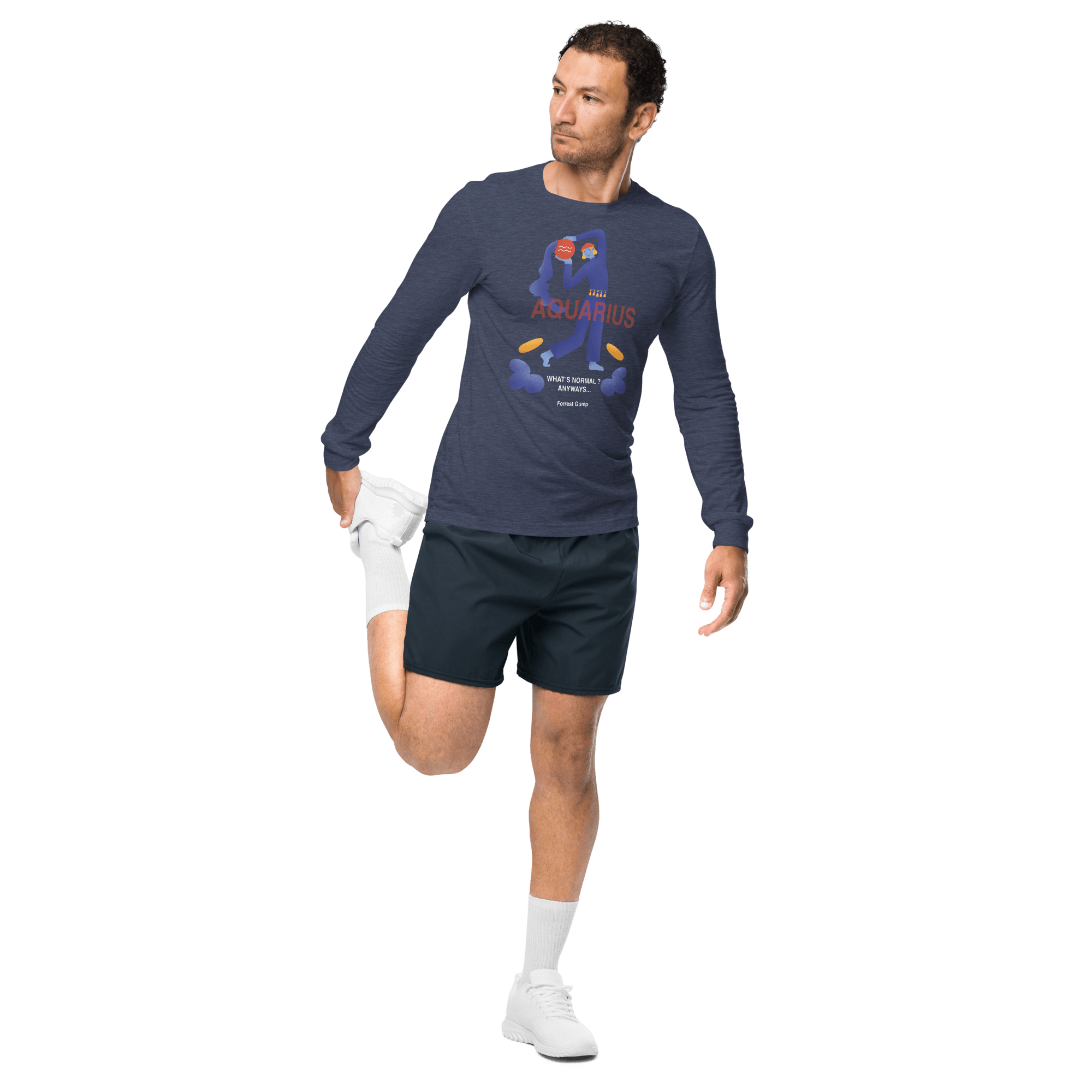 Aquarius Unisex Long Sleeve Tee - Forrest Gump Edition - 