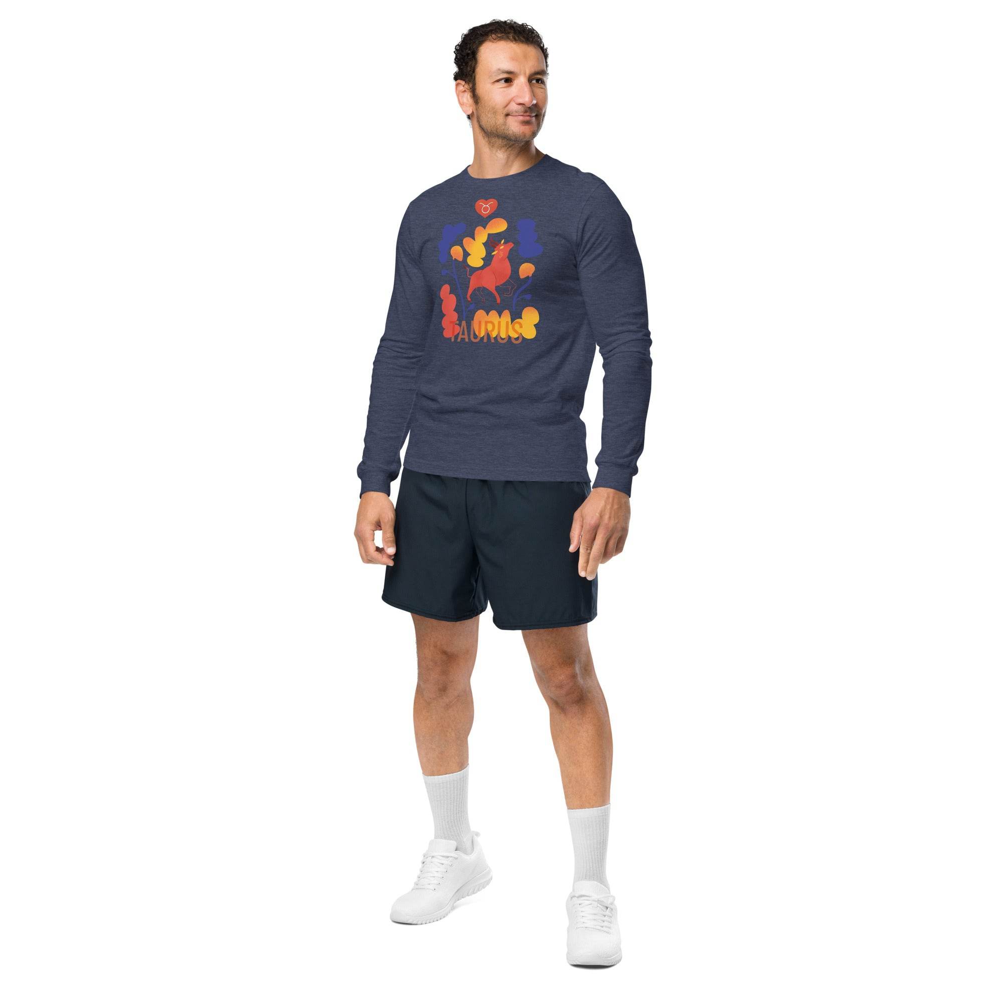 TAURUS Unisex Long Sleeve Tee Raw - 