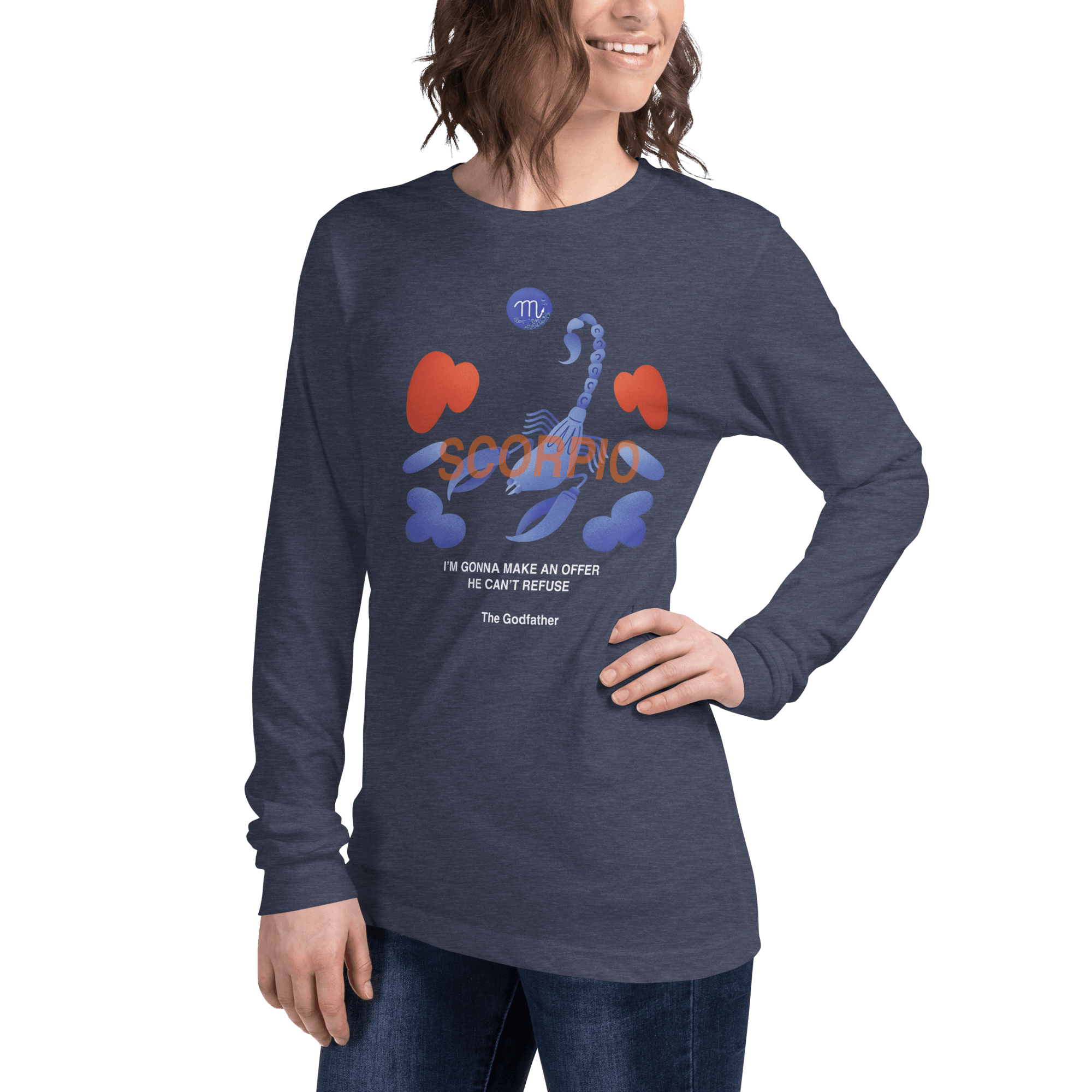 Scorpio Unisex Long Sleeve Tee - Godfather B Edition - 