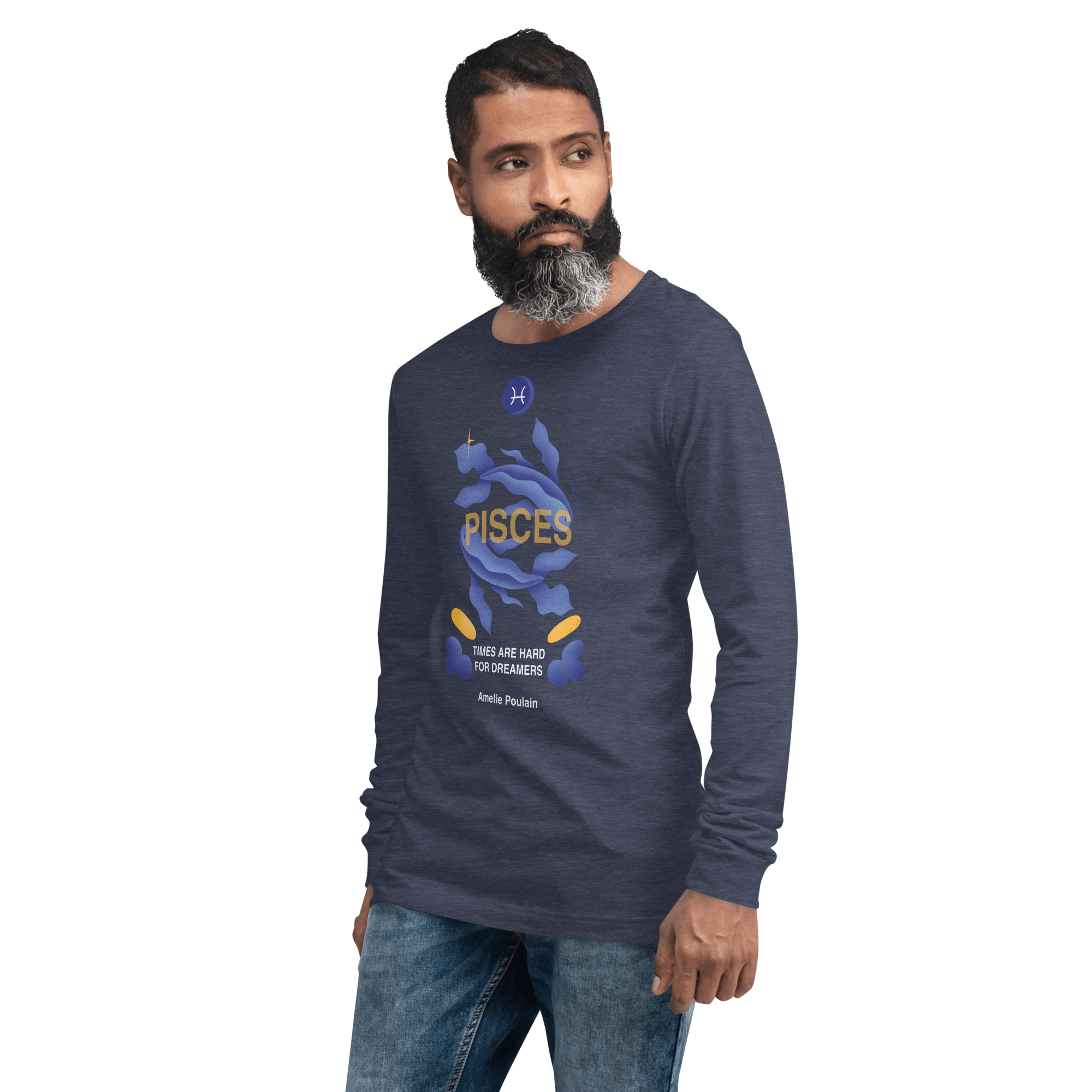 Pisces Unisex Long Sleeve Tee - Amelie Poulain Edition - 