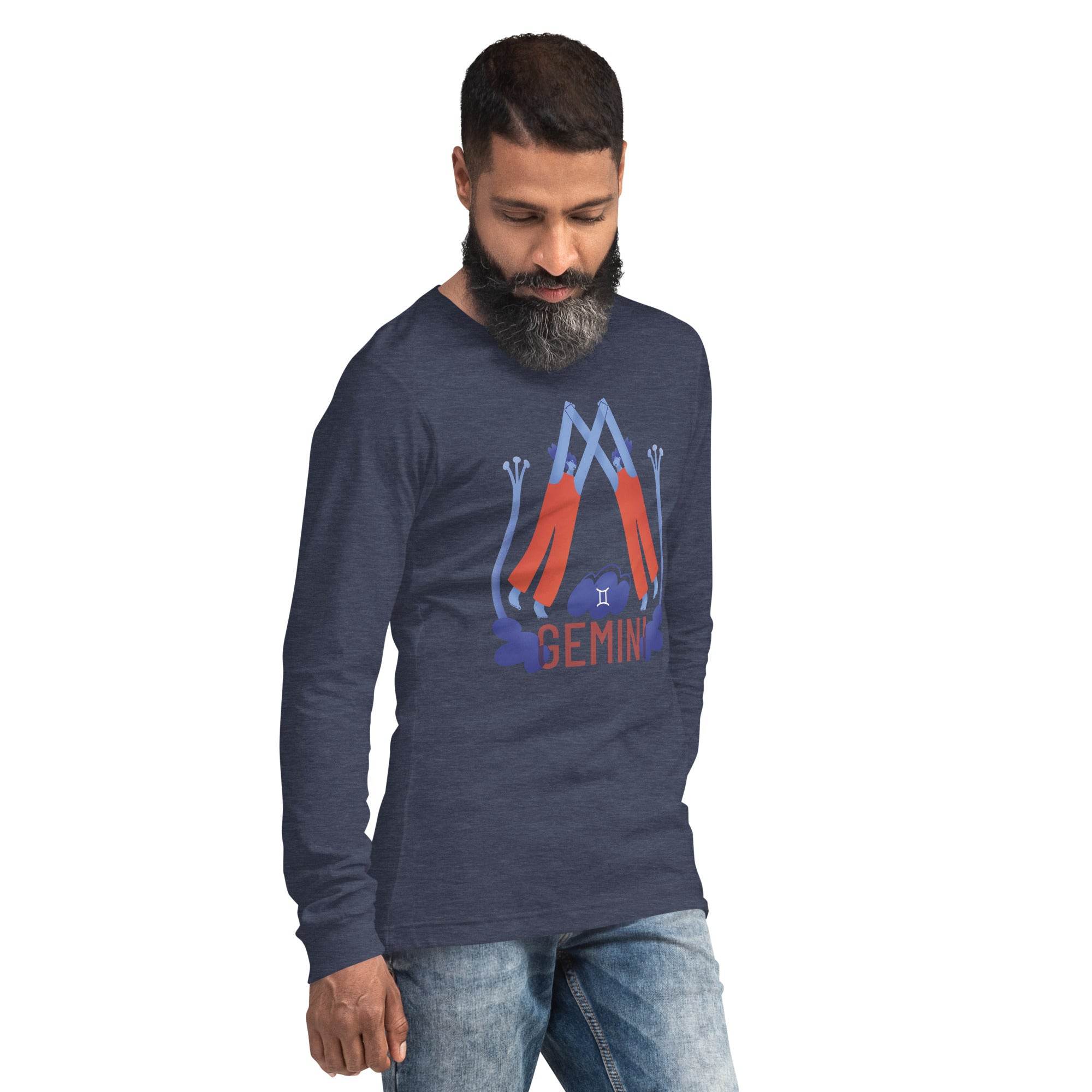 Gemini Unisex Long Sleeve Tee - Raw Edition - 