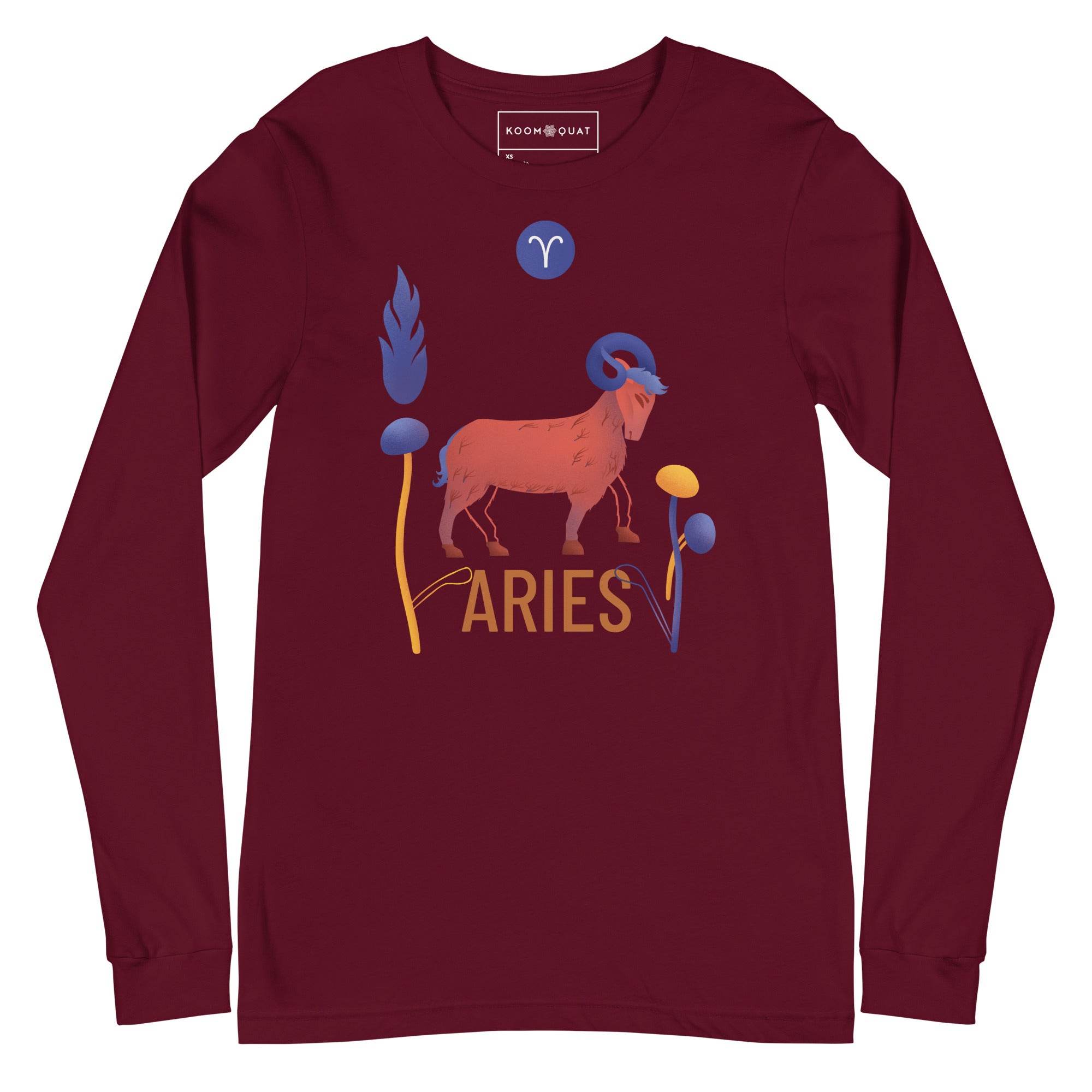 Aries Unisex Long Sleeve Tee Raw - 