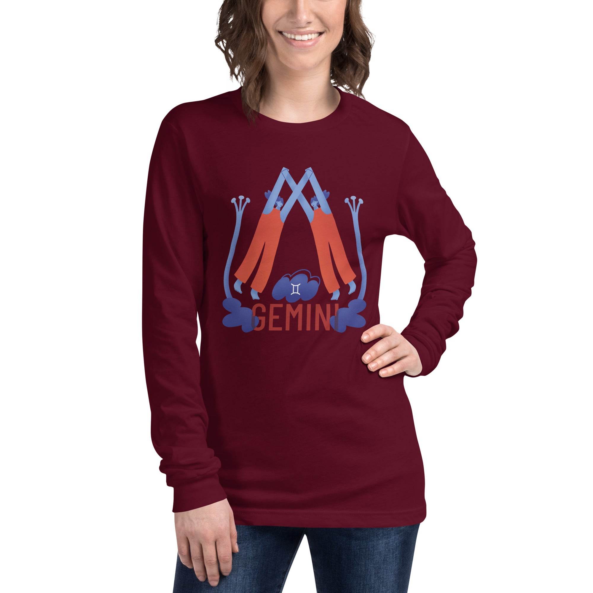 Gemini Unisex Long Sleeve Tee - Raw Edition - 
