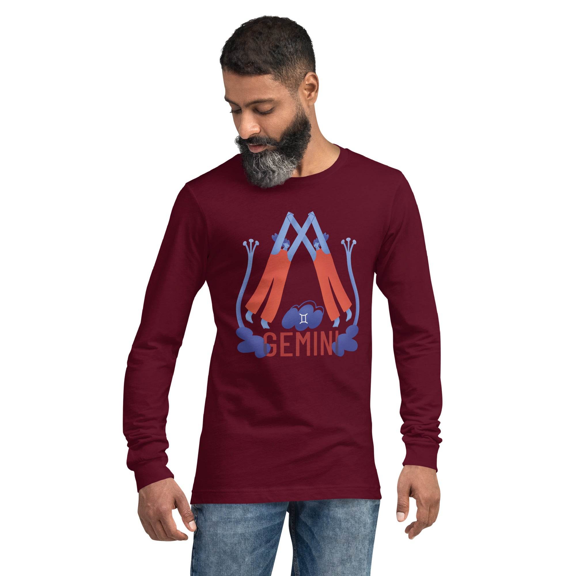 Gemini Unisex Long Sleeve Tee - Raw Edition - 