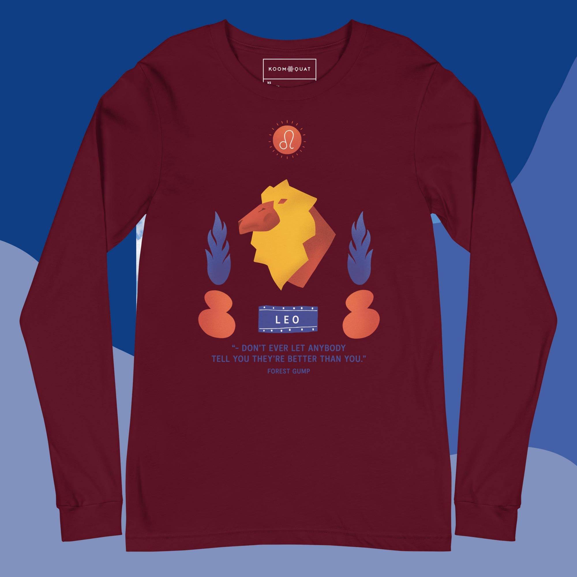 Leo Unisex Long Sleeve Tee - Forrest Gump Edition - 