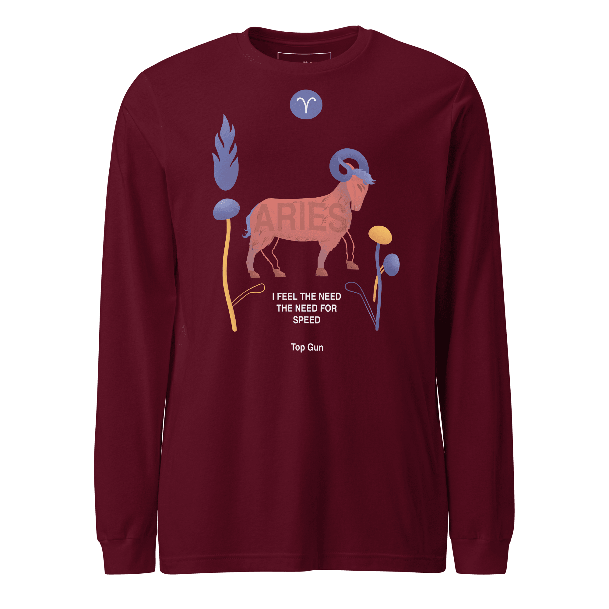 Aries Unisex Long Sleeve Tee Top Gun - Edition - 
