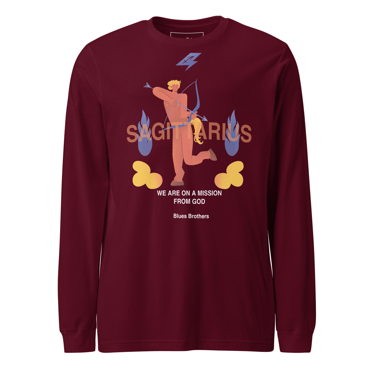 Sagittarius Unisex Long Sleeve Tee - The Blues Brothers Edition