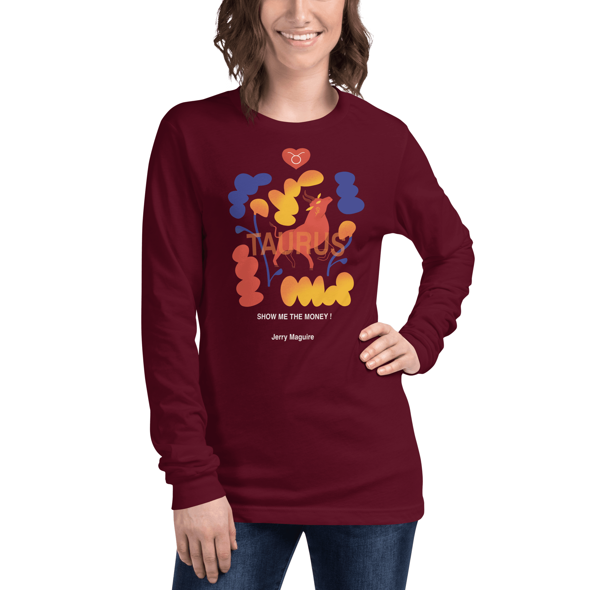 Taurus Unisex Long Sleeve Tee Jerry Maguire Edition - 