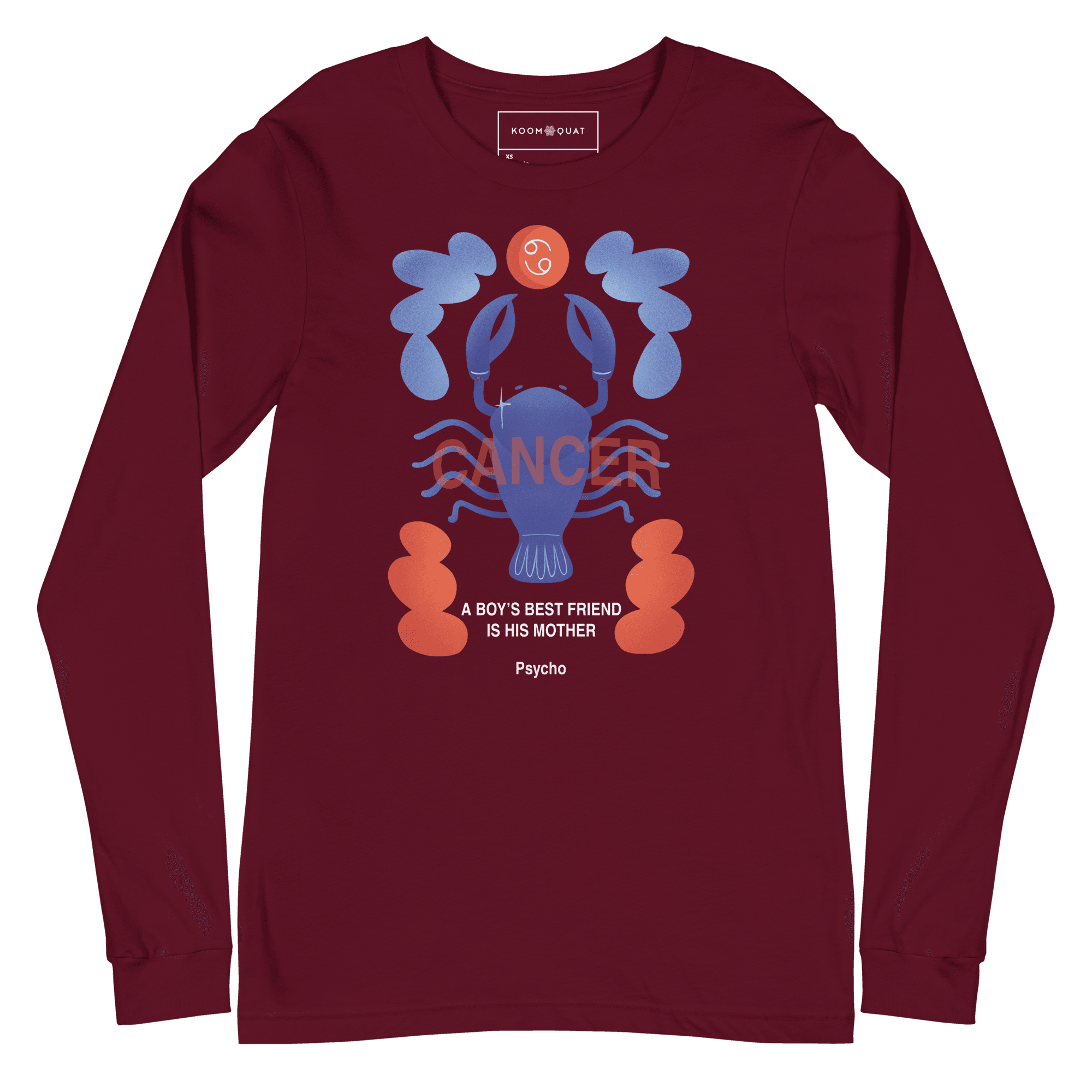 Cancer Unisex Long Sleeve Tee Psycho Edition - 