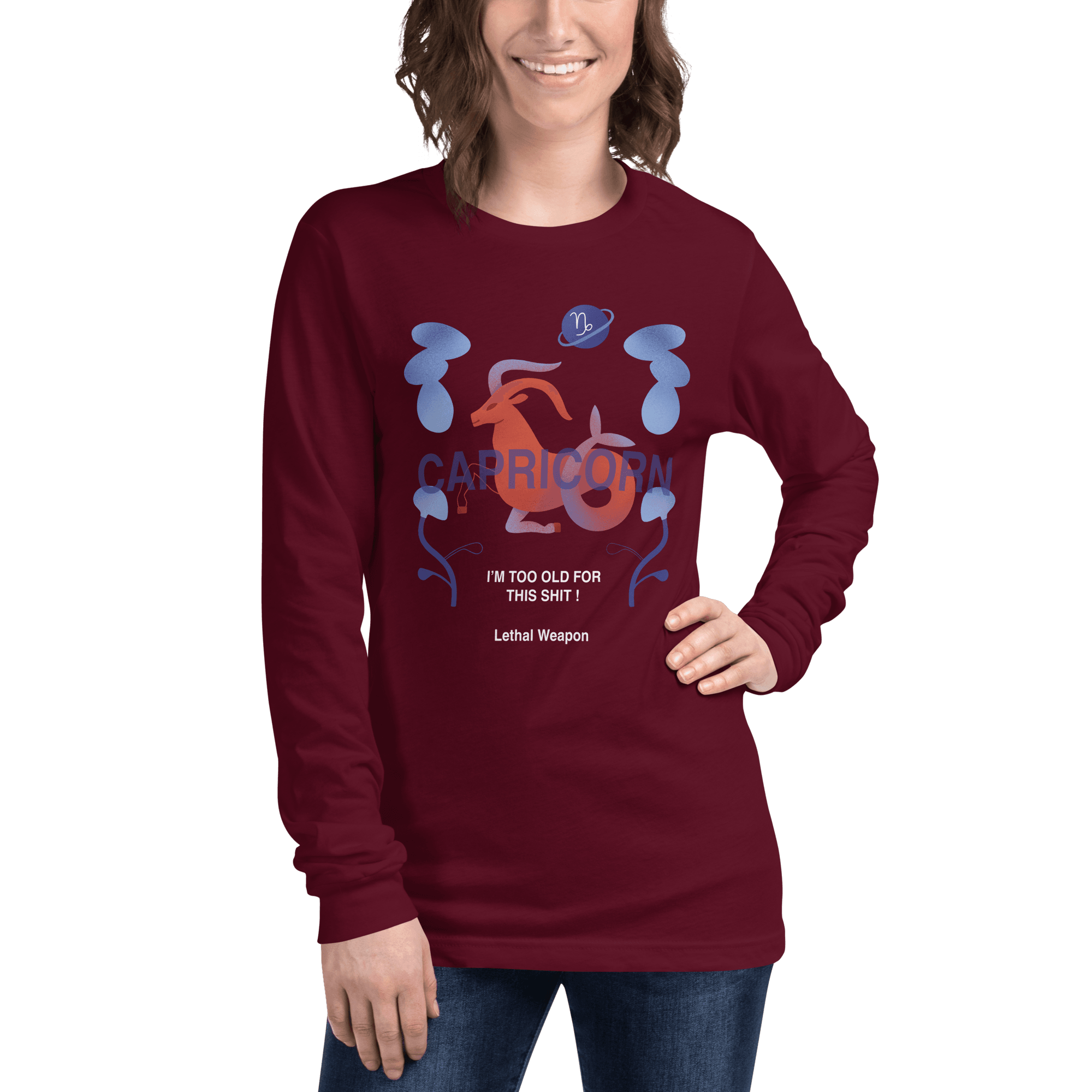 Capricorn Unisex Long Sleeve Tee - Lethal Weapon Edition - 