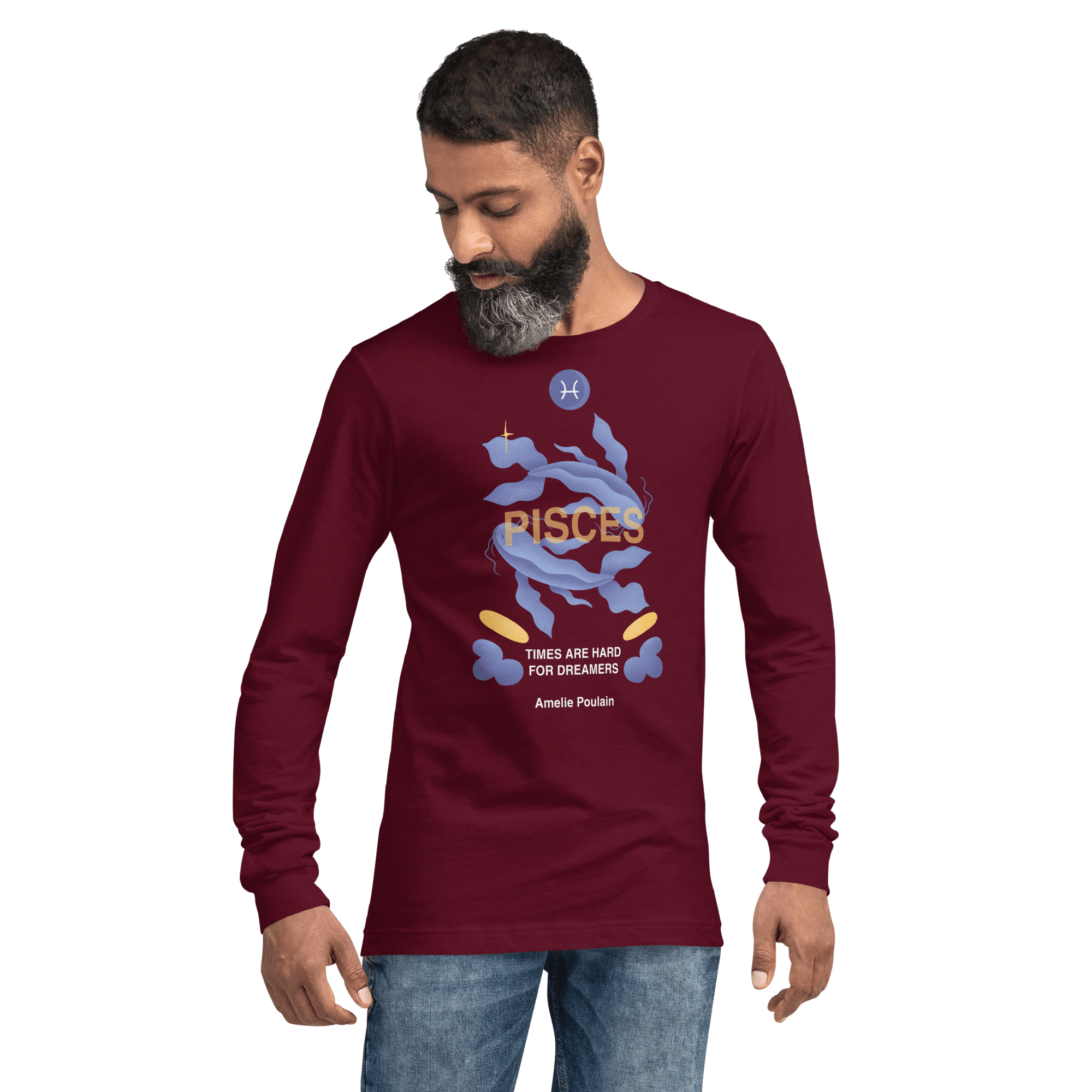 Pisces Unisex Long Sleeve Tee - Amelie Poulain Edition - 