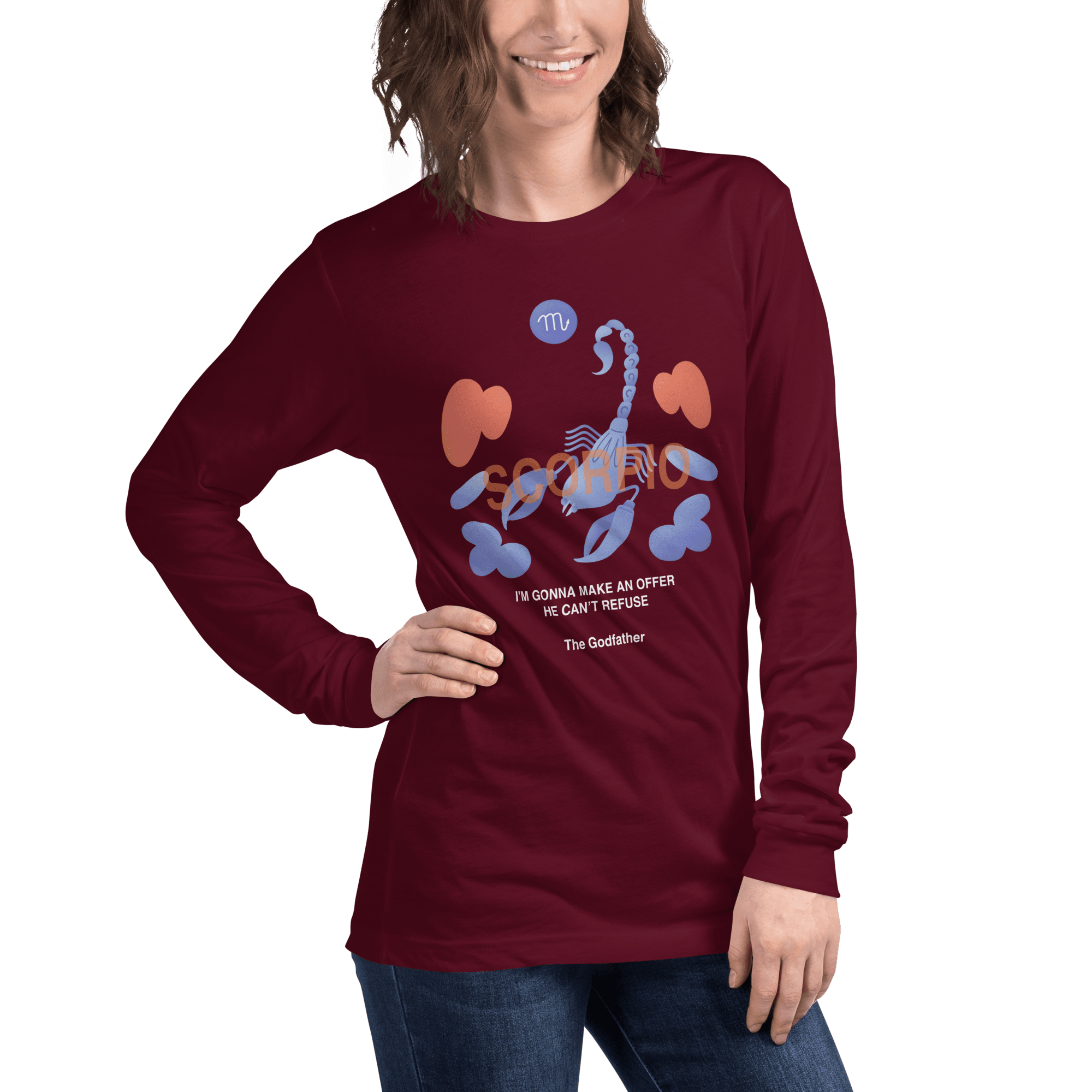 Scorpio Unisex Long Sleeve Tee - Godfather B Edition - 