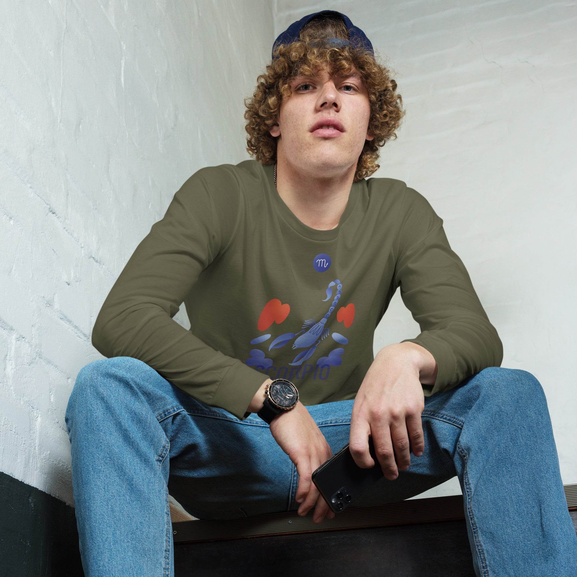 Scorpio Unisex Long Sleeve Tee - Raw Edition - 