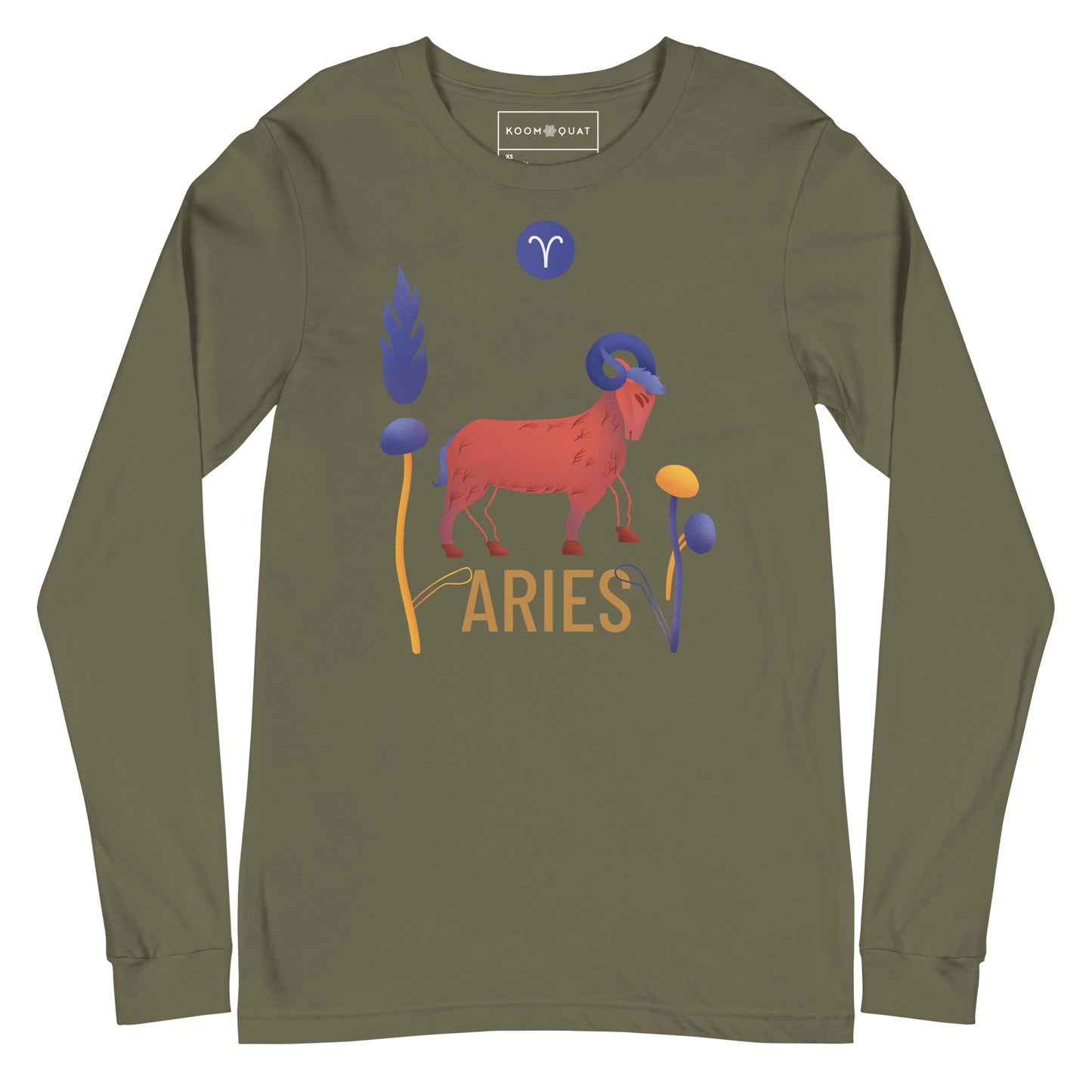 Aries Unisex Long Sleeve Tee Raw