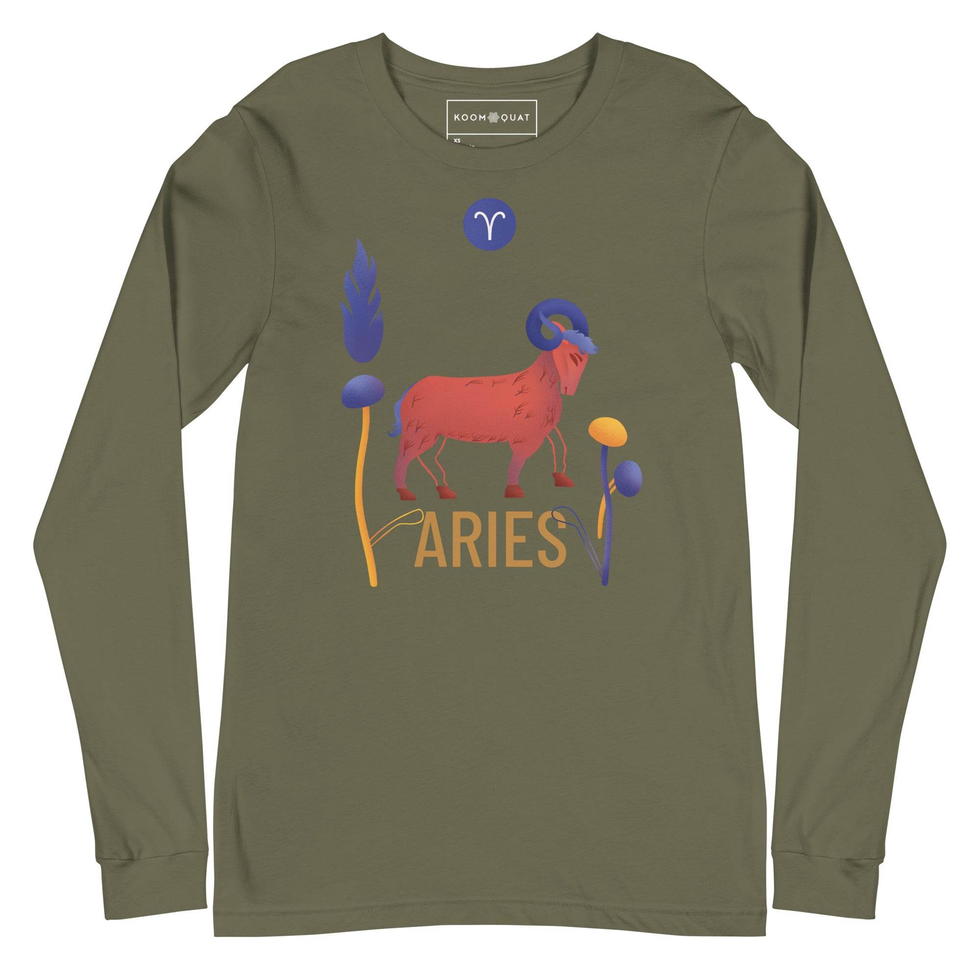 Aries Unisex Long Sleeve Tee Raw - 