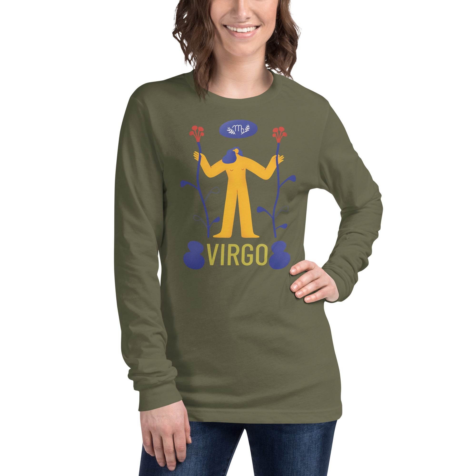 Virgo Unisex Long Sleeve Tee - Raw Edition - 