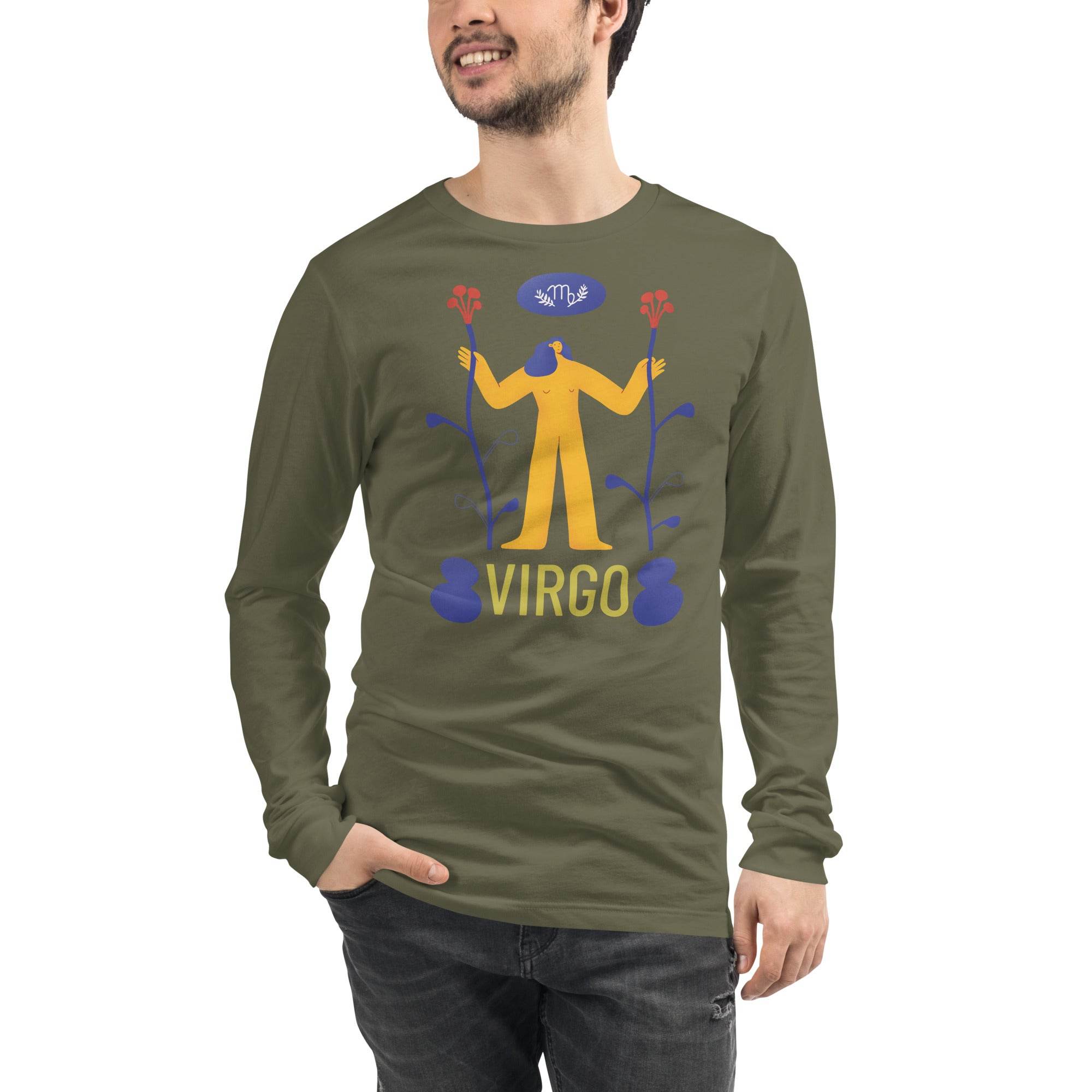Virgo Unisex Long Sleeve Tee - Raw Edition - 