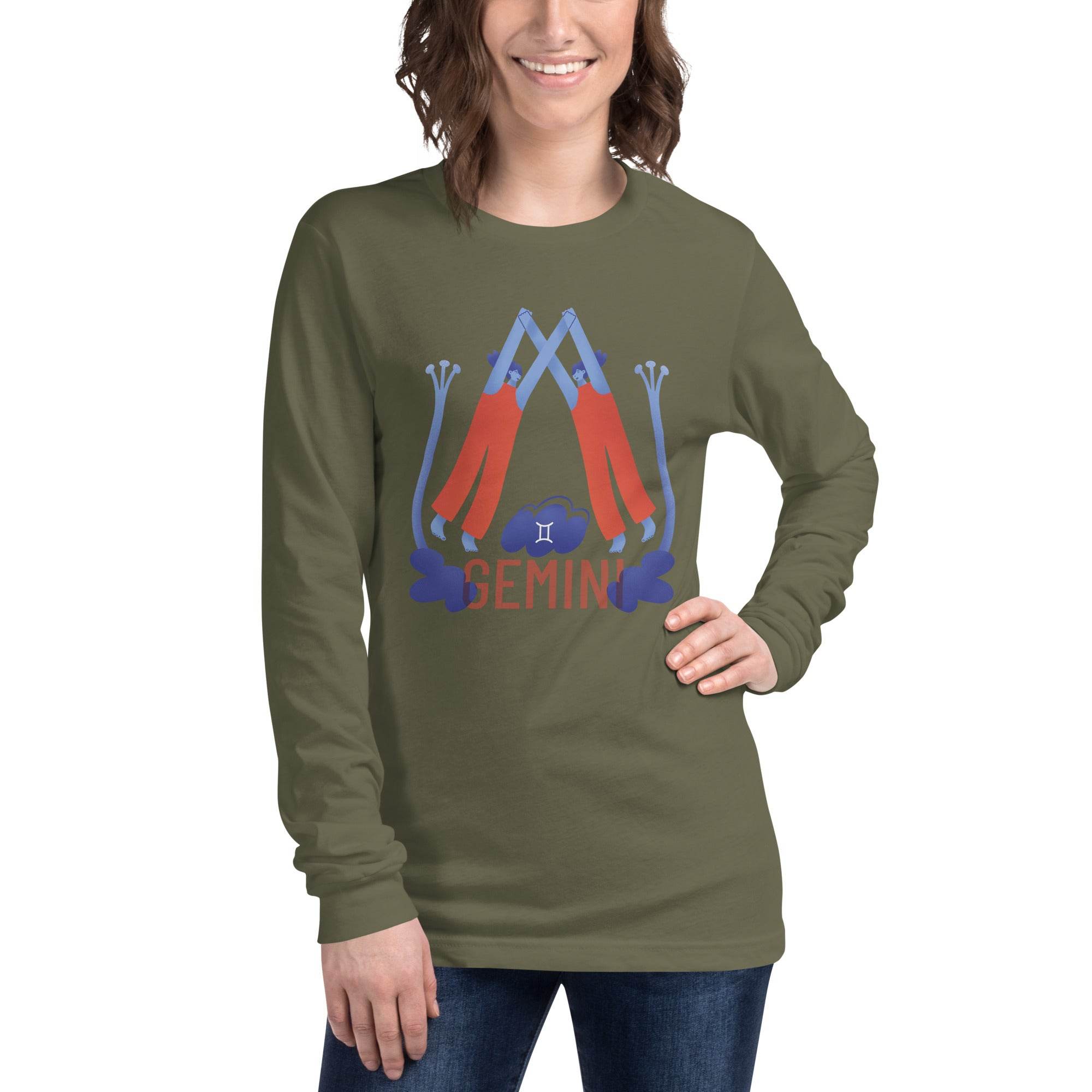 Gemini Unisex Long Sleeve Tee - Raw Edition - 