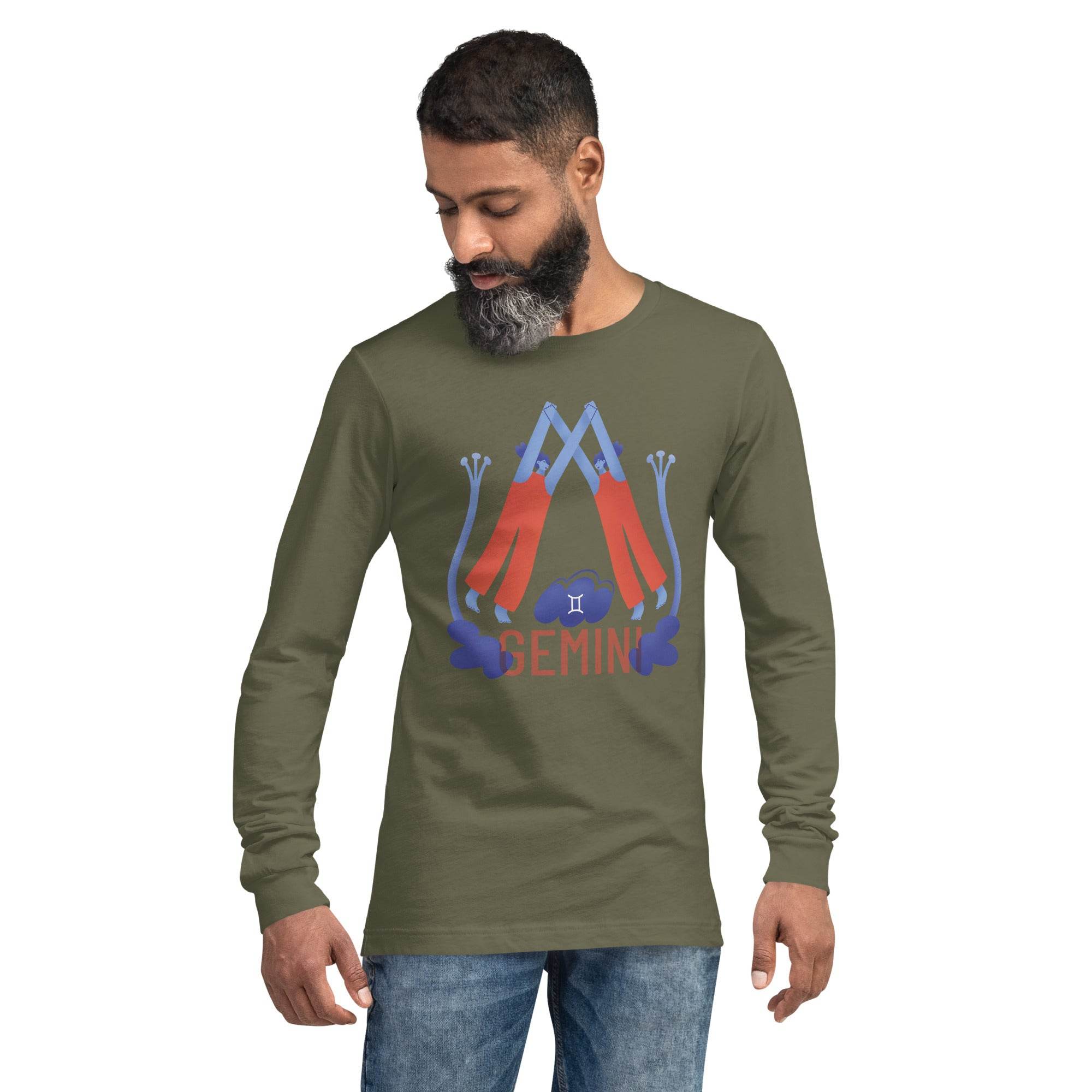Gemini Unisex Long Sleeve Tee - Raw Edition - 