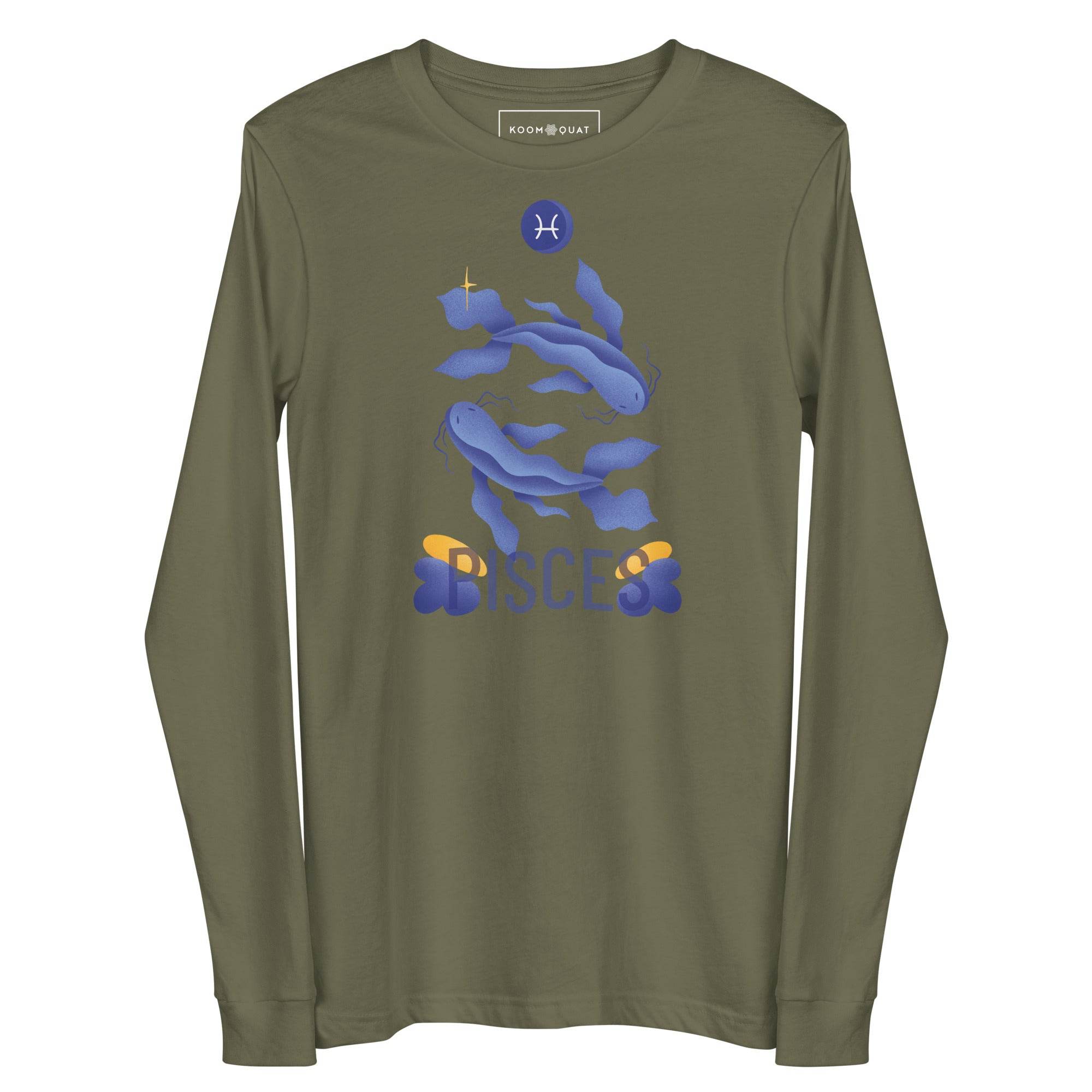 Pisces Unisex Long Sleeve Tee - Raw Edition - 