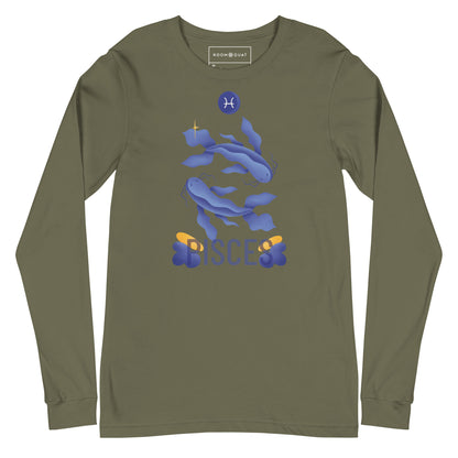 Pisces Unisex Long Sleeve Tee - Raw Edition