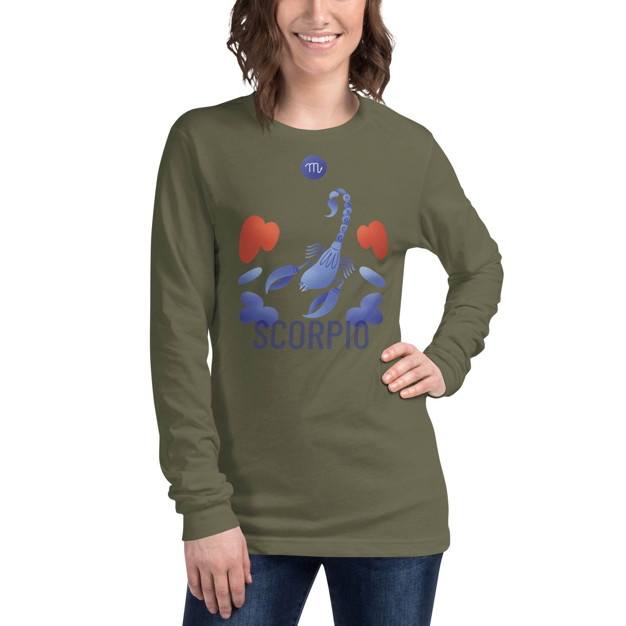 Scorpio Unisex Long Sleeve Tee - Raw Edition - 