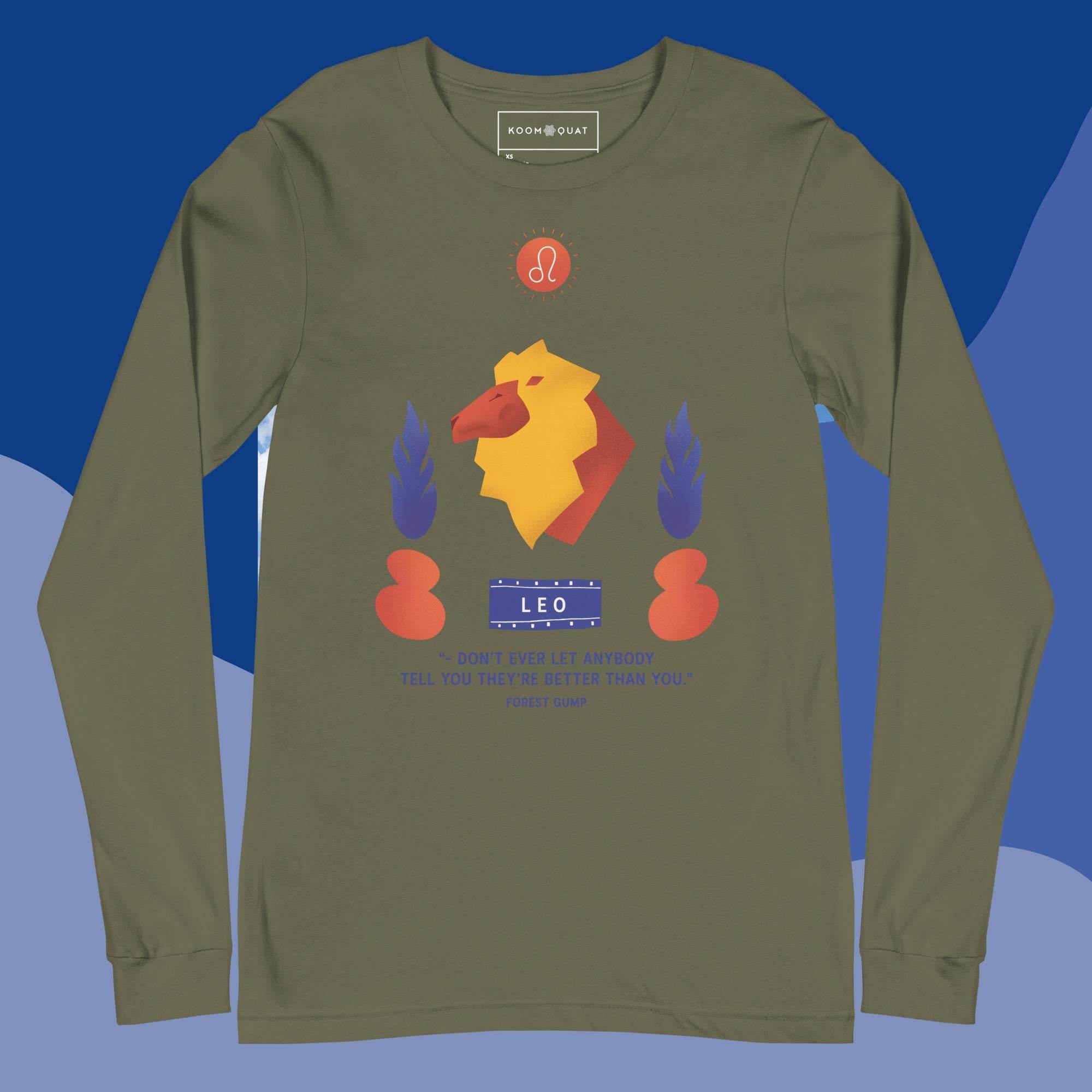 Leo Unisex Long Sleeve Tee - Forrest Gump Edition - 