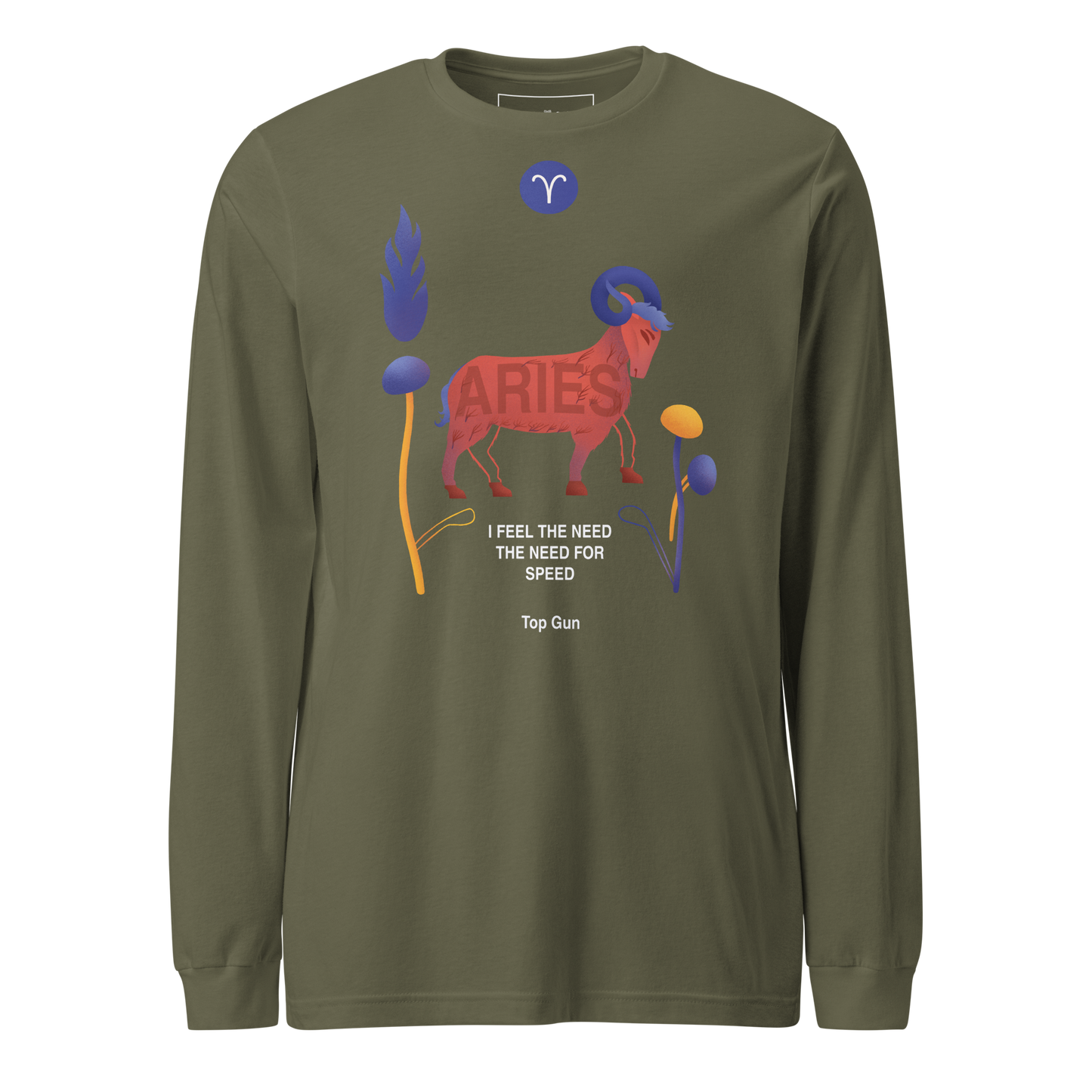 Aries Unisex Long Sleeve Tee Top Gun - Edition