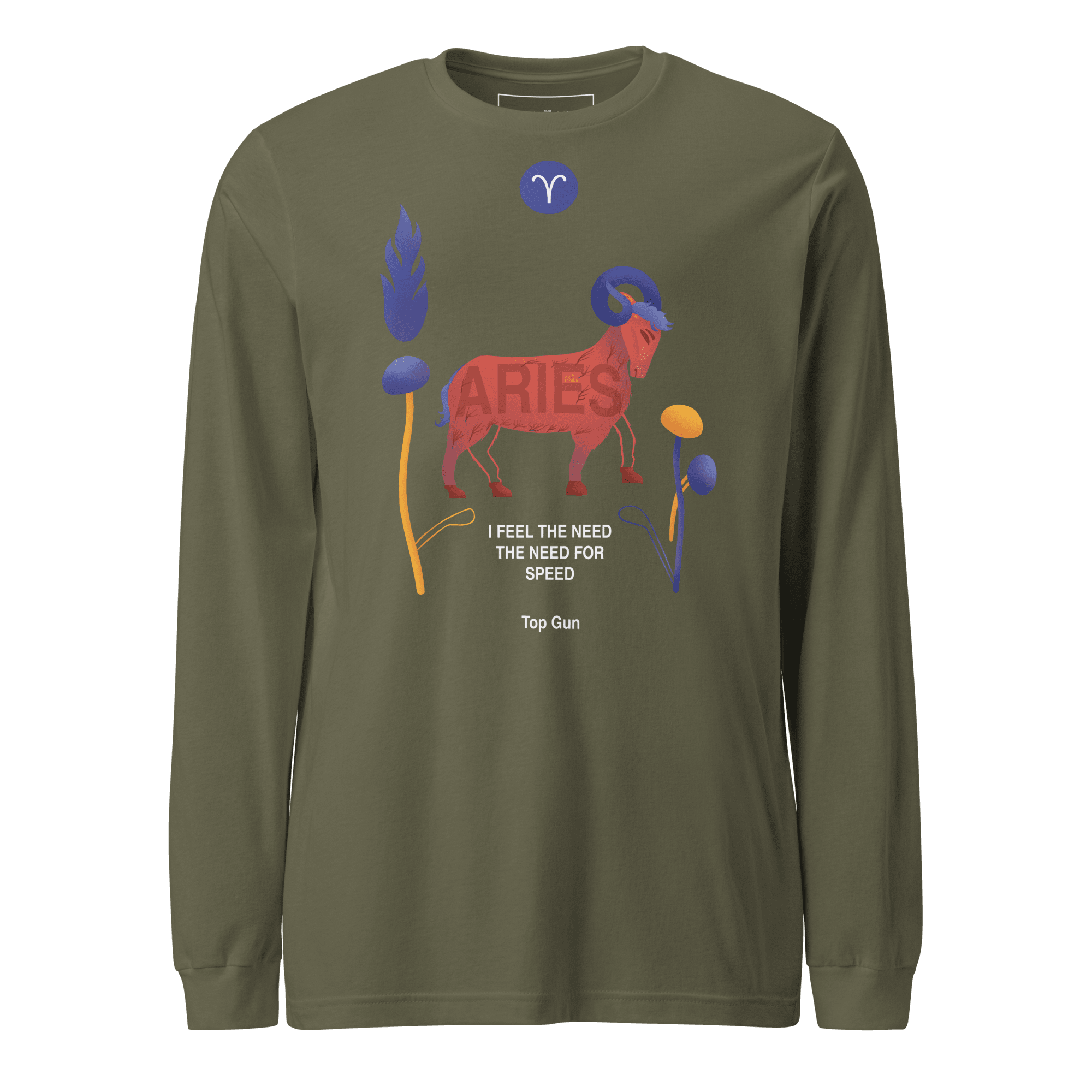 Aries Unisex Long Sleeve Tee Top Gun - Edition - 