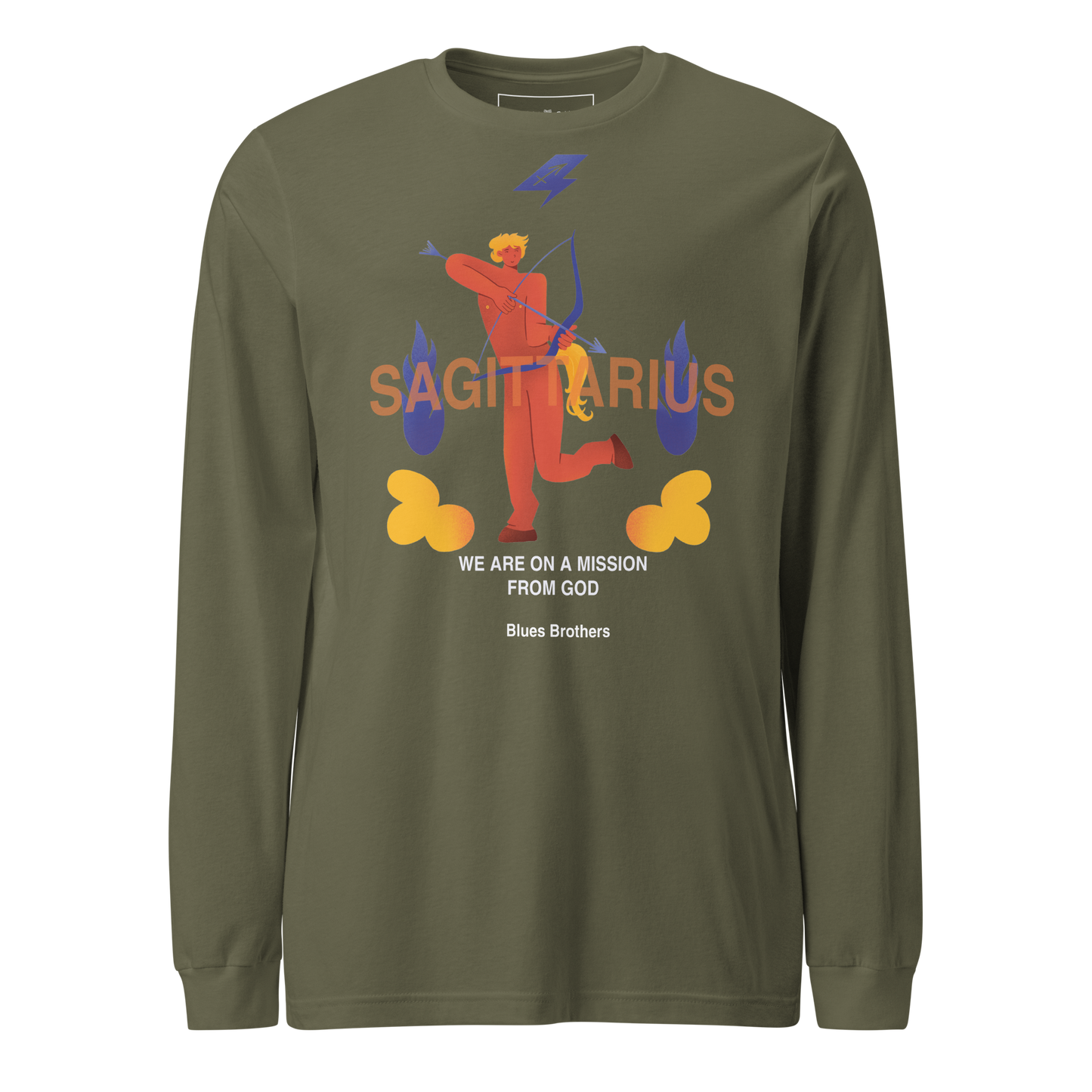 Sagittarius Unisex Long Sleeve Tee - The Blues Brothers Edition