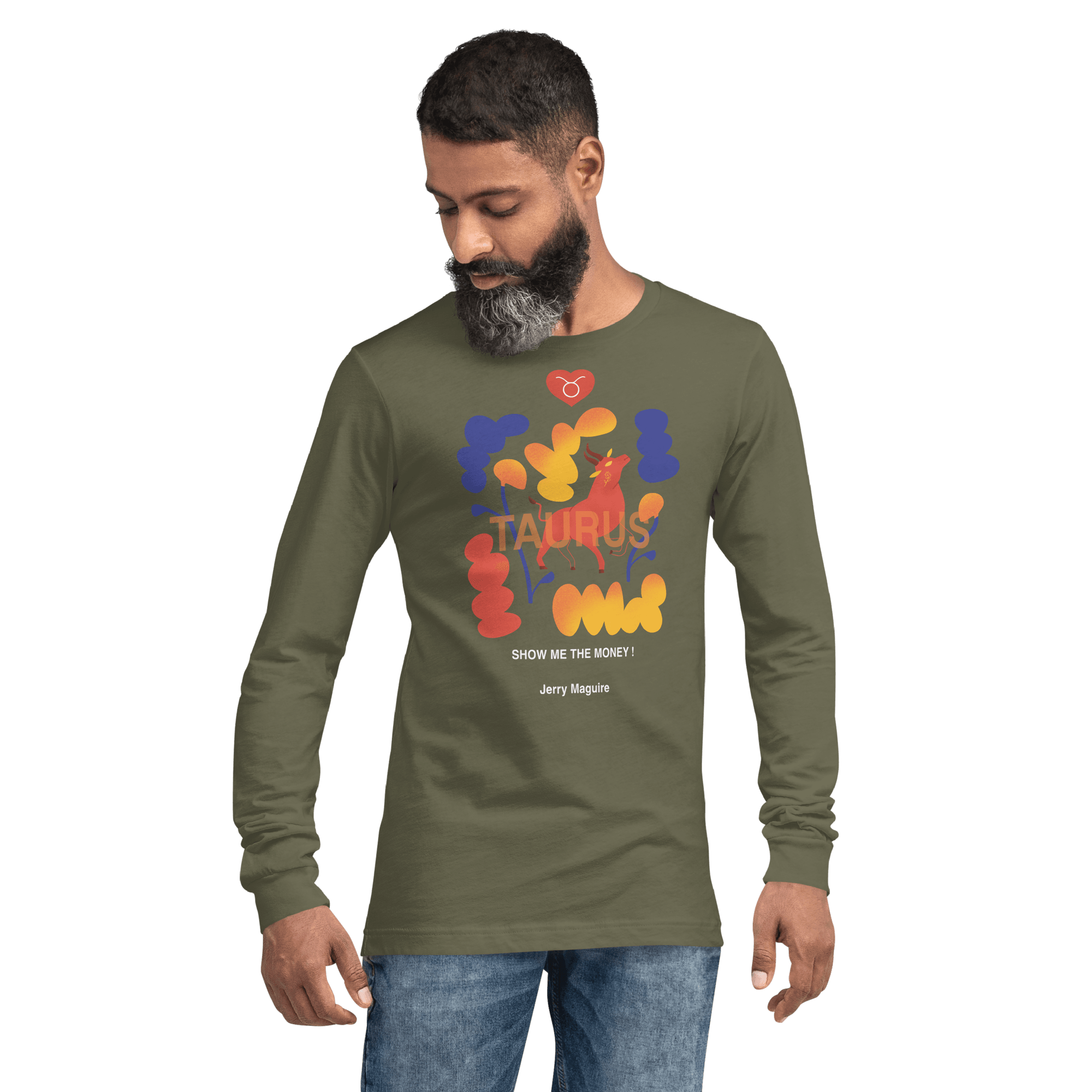 Taurus Unisex Long Sleeve Tee Jerry Maguire Edition - 