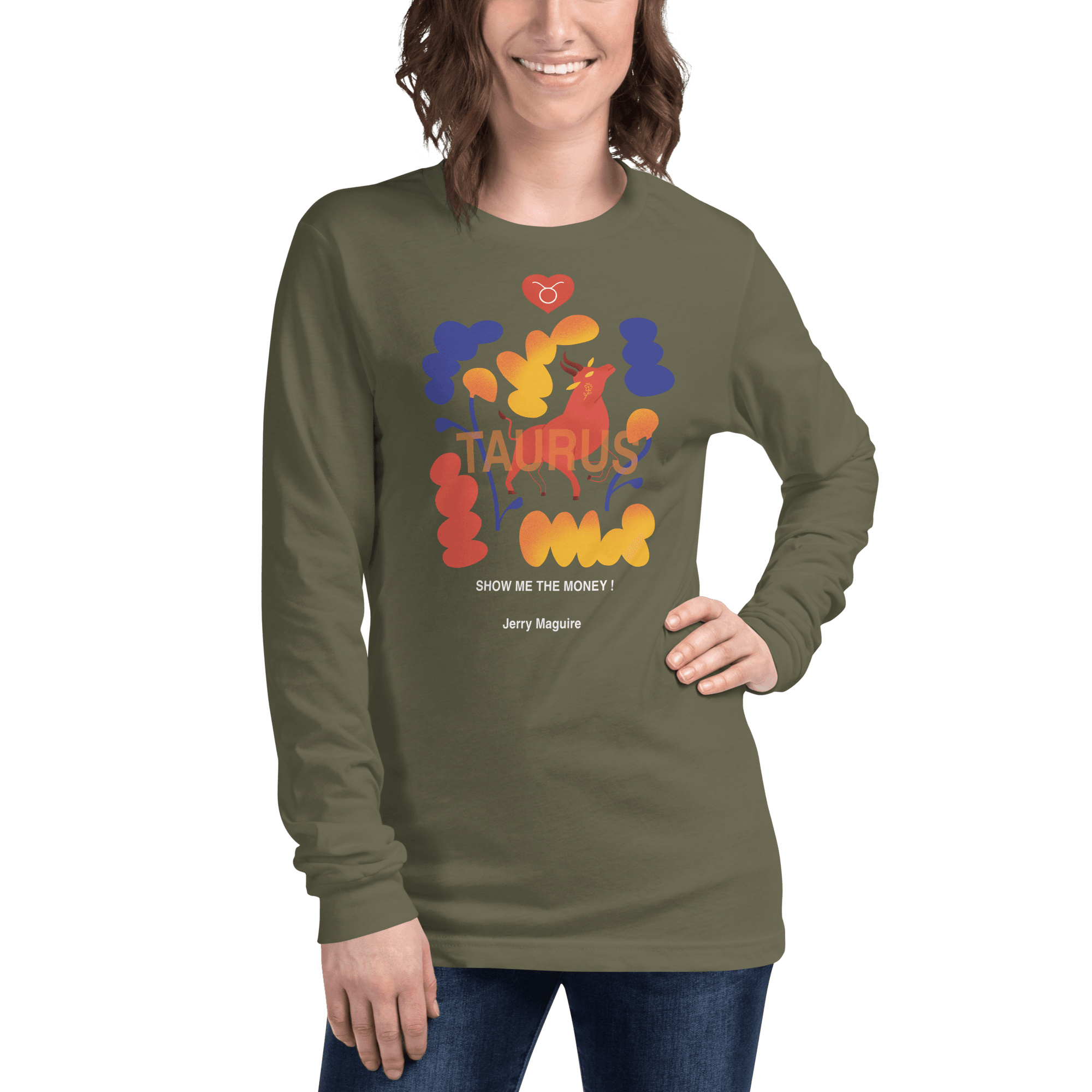 Taurus Unisex Long Sleeve Tee Jerry Maguire Edition - 