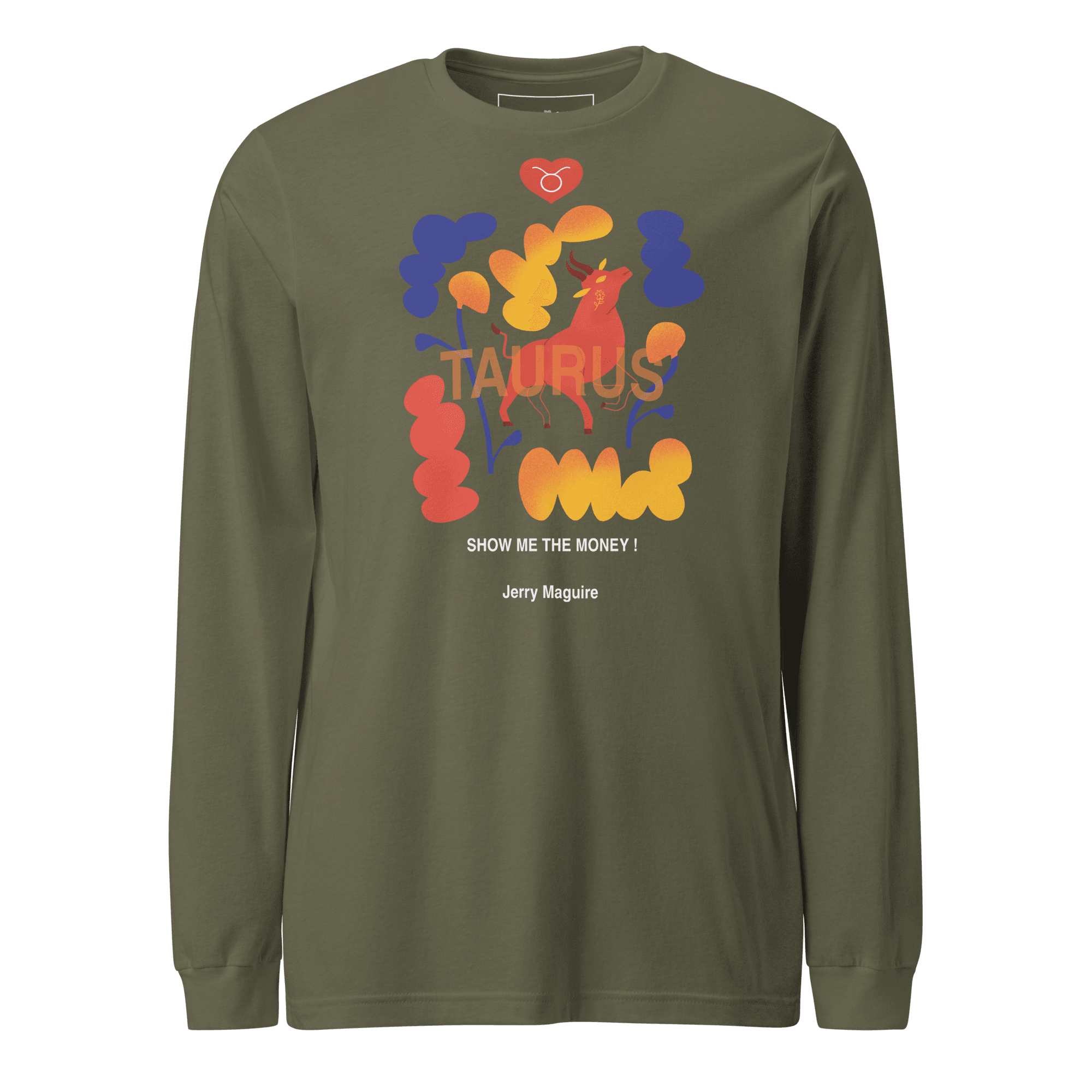 Taurus Unisex Long Sleeve Tee Jerry Maguire Edition - 