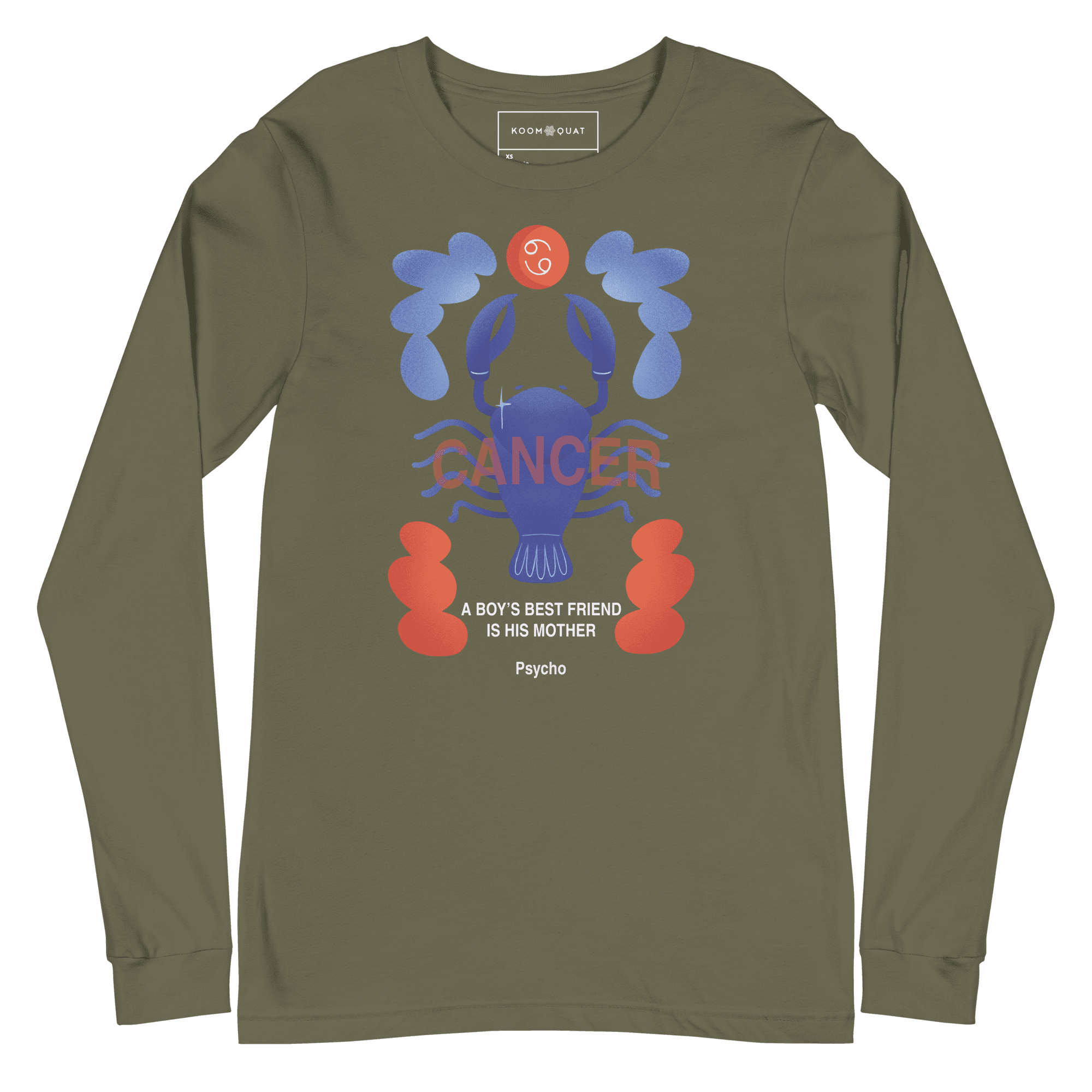 Cancer Unisex Long Sleeve Tee Psycho Edition - 