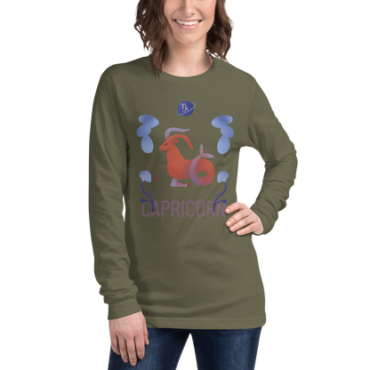 Capricorn Unisex Long Sleeve Tee - Raw Edition