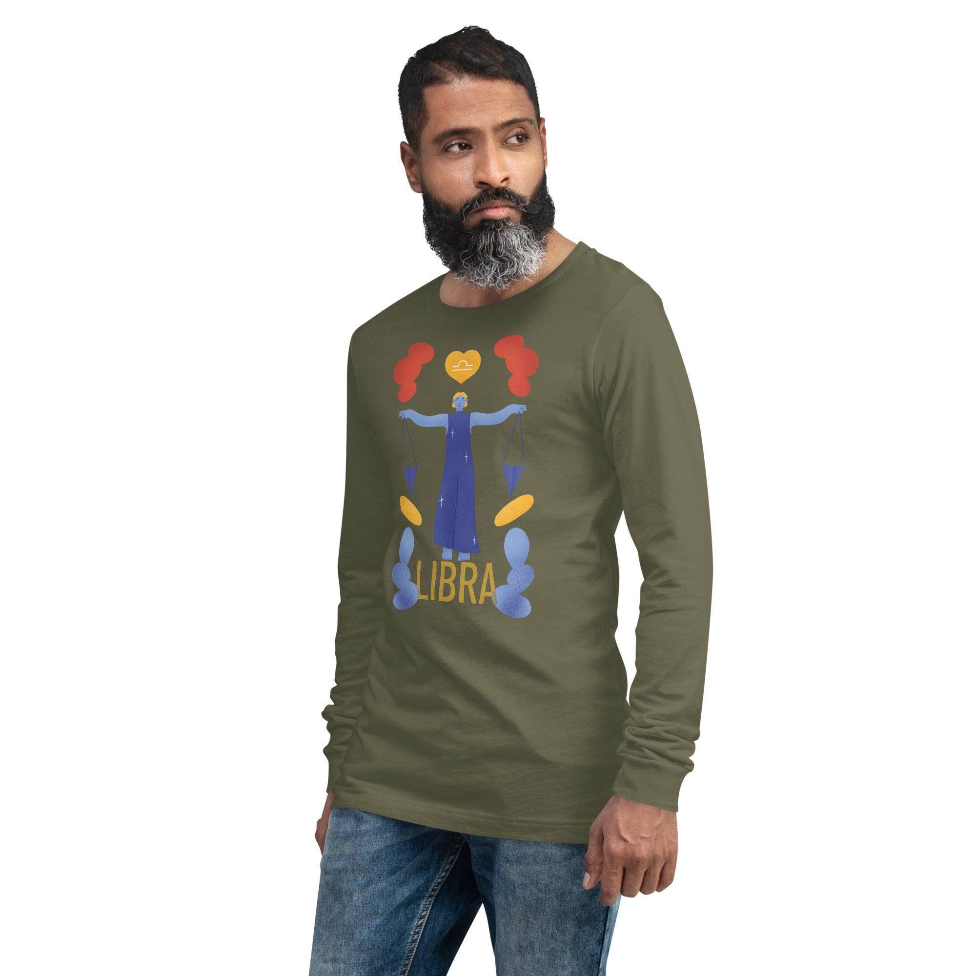 Libra Unisex Long Sleeve Tee - Raw Edition - 