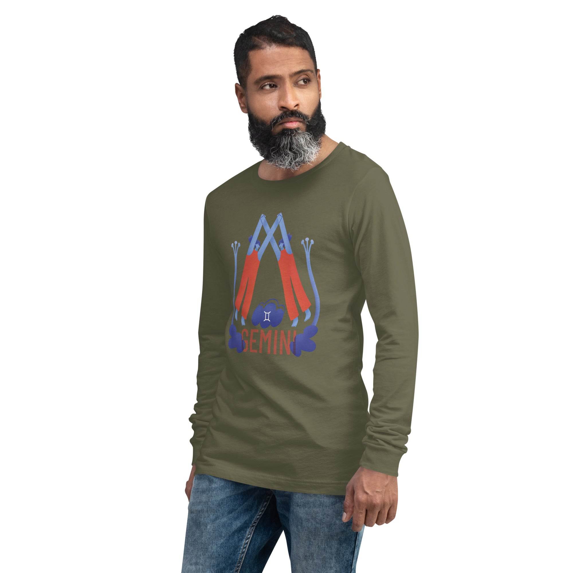 Gemini Unisex Long Sleeve Tee - Raw Edition - 