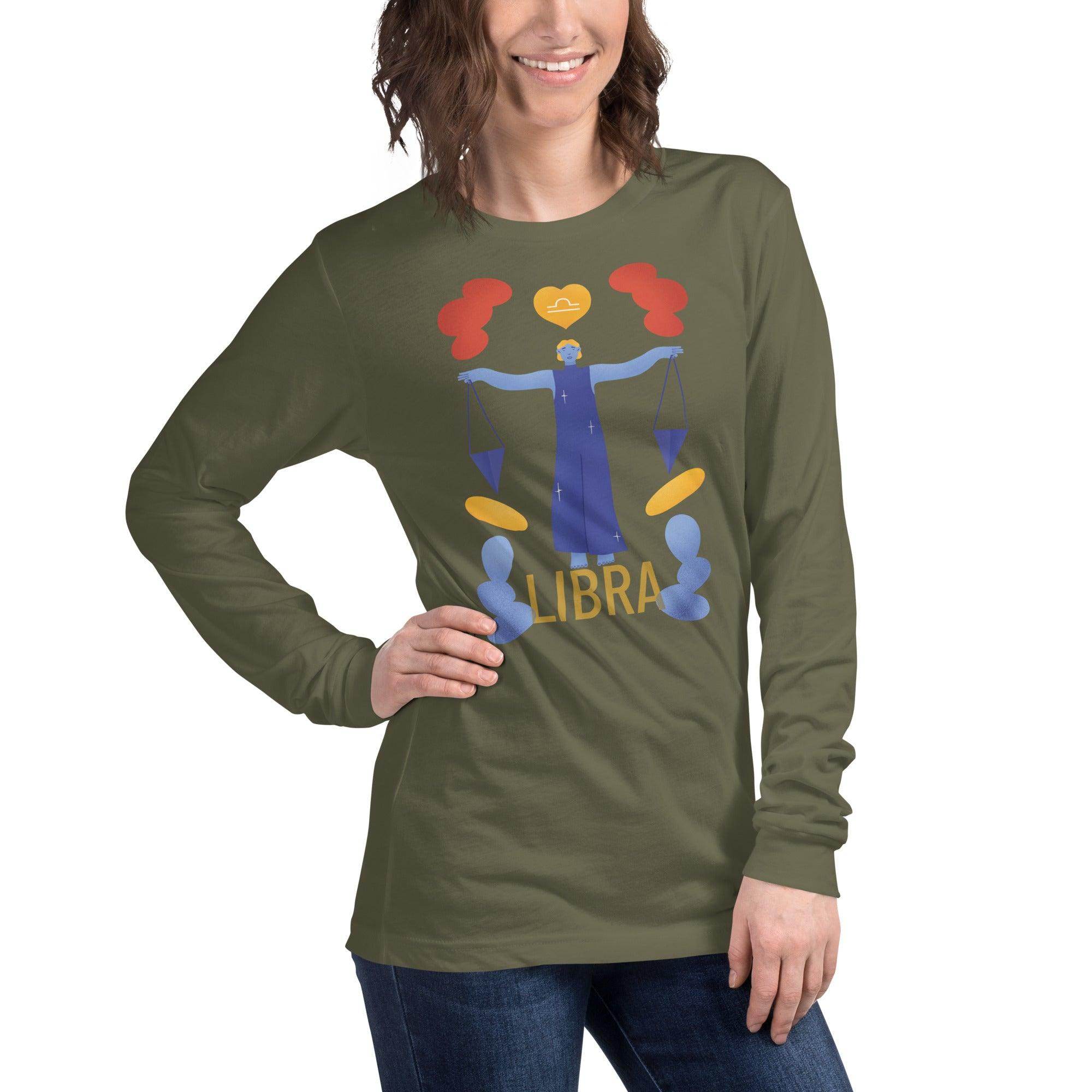Libra Unisex Long Sleeve Tee - Raw Edition - 