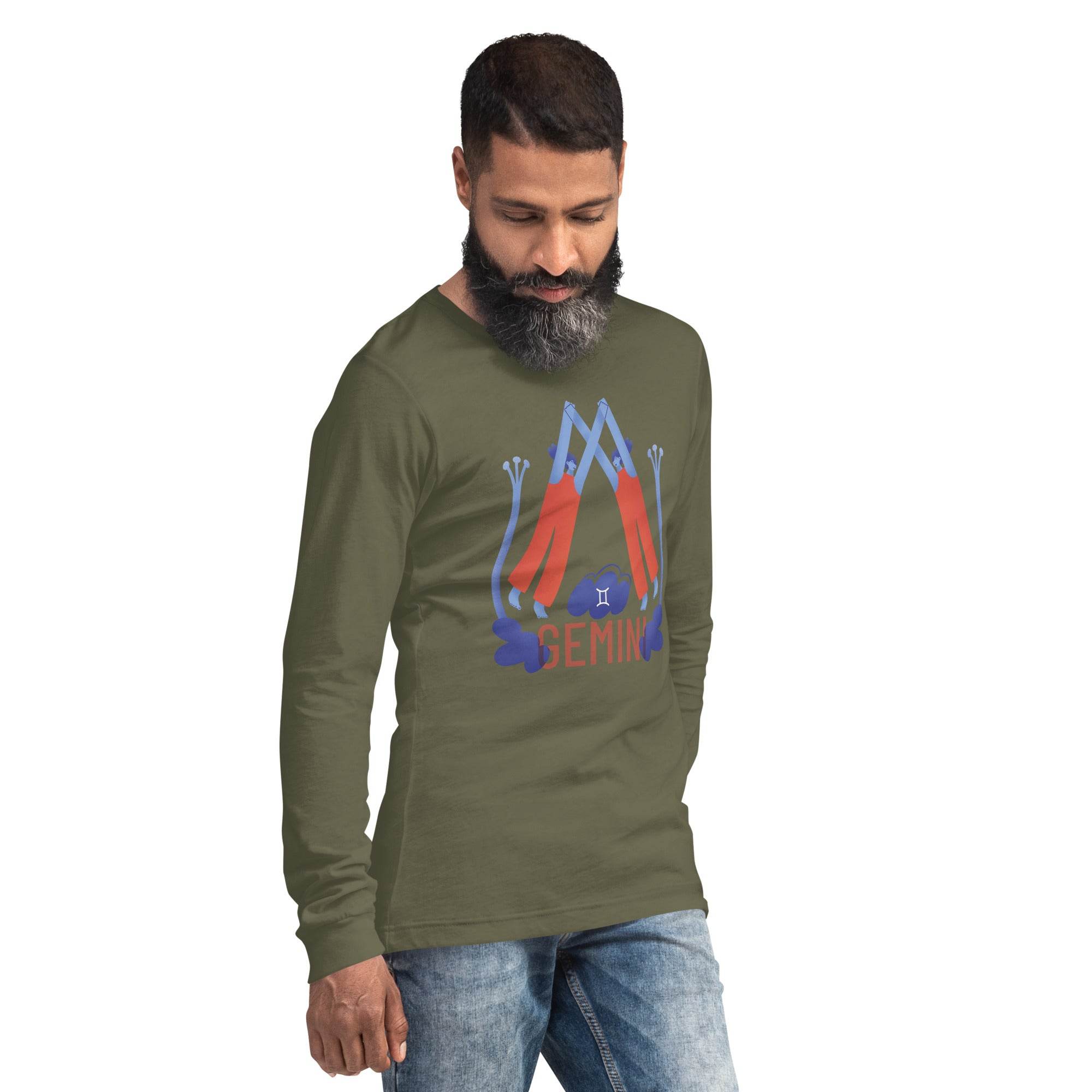 Gemini Unisex Long Sleeve Tee - Raw Edition - 