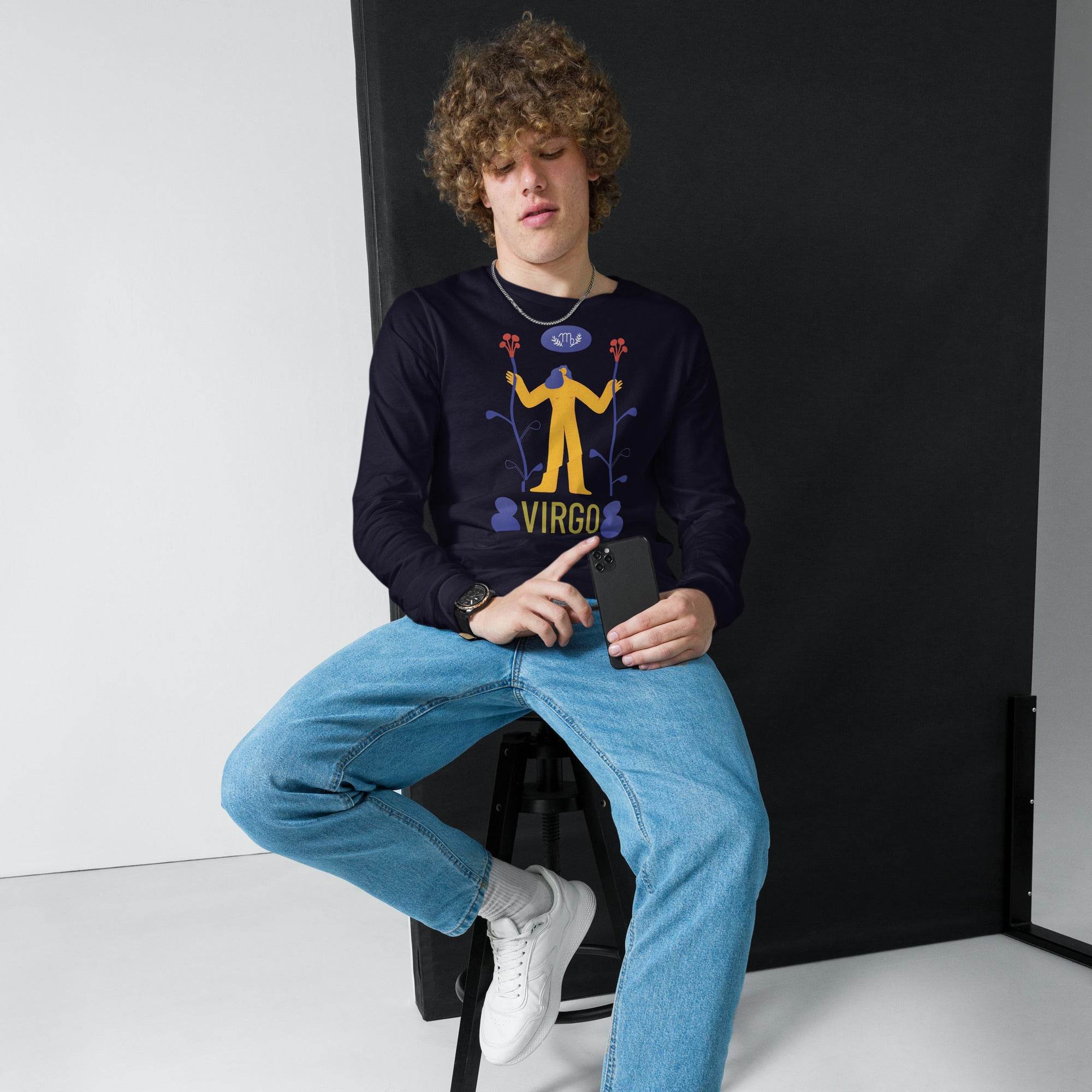 Virgo Unisex Long Sleeve Tee - Raw Edition - 