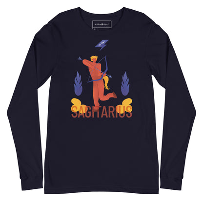 Sagittarius Unisex Long Sleeve Tee - Raw Edition