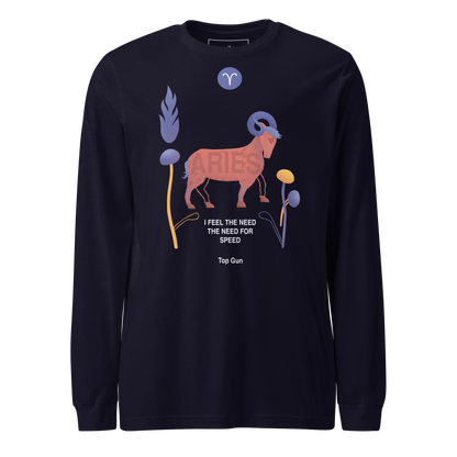 Aries Unisex Long Sleeve Tee Top Gun - Edition